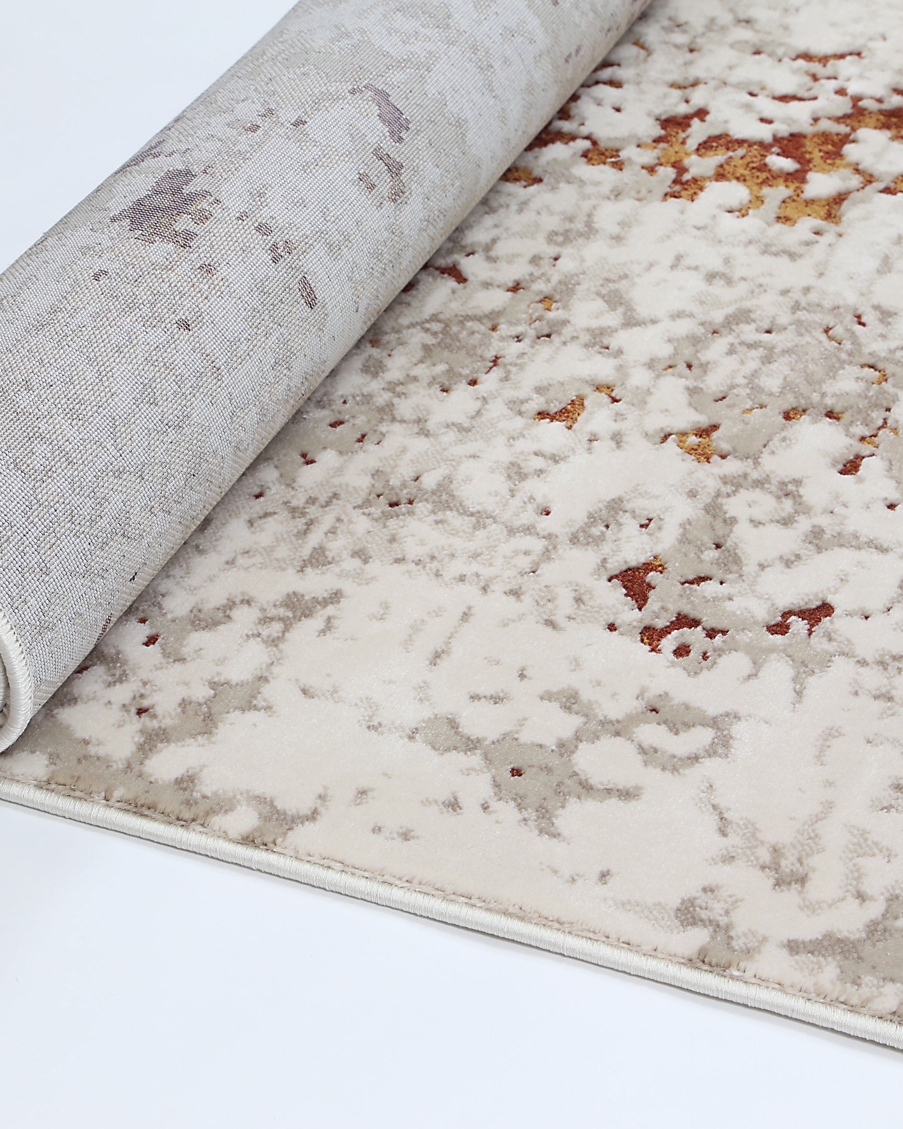 Bohemian Paradise One Modern Beige Terracotta Rug - 01BTER - Beige modern rug from Vogue Rugs Australia