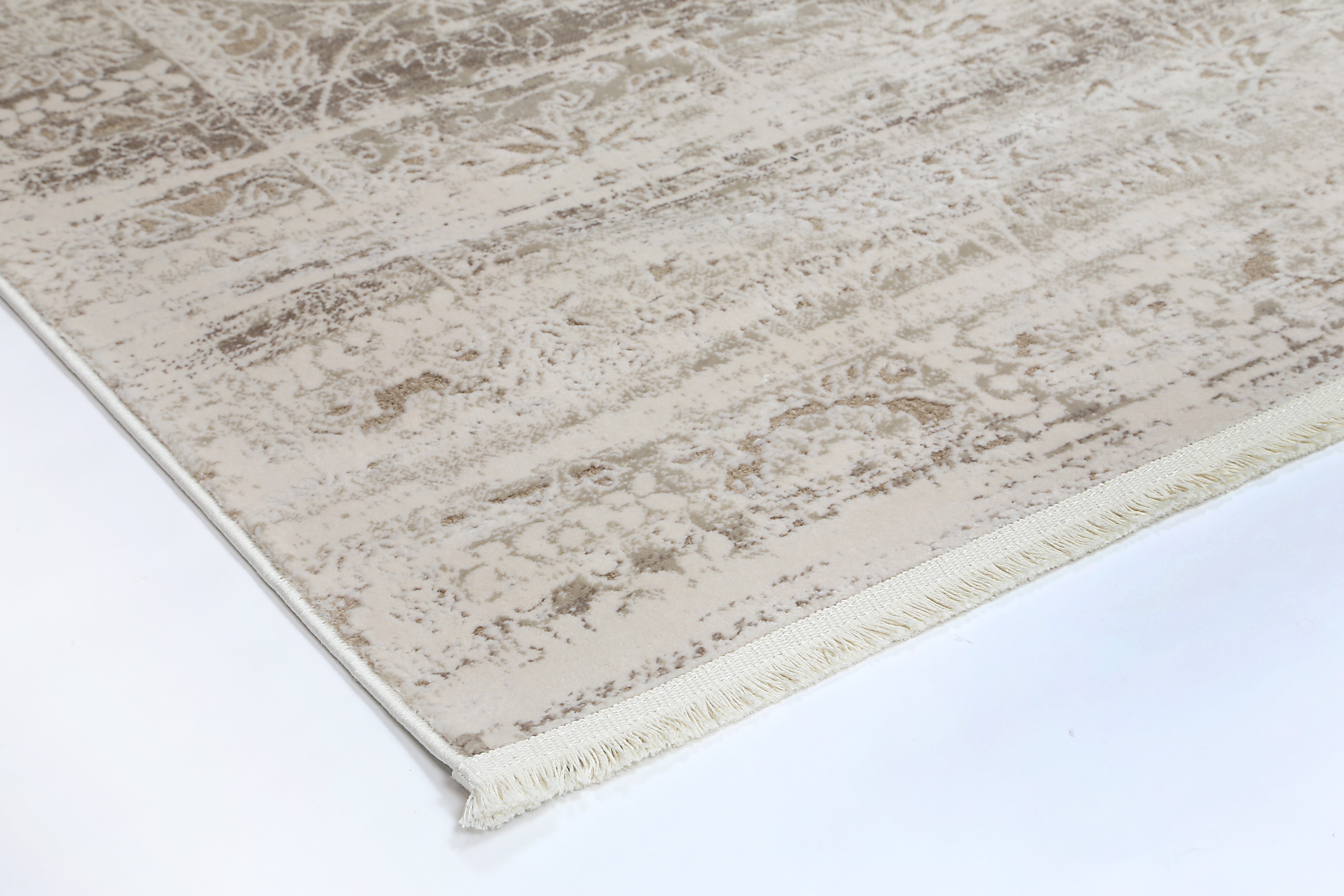 Bohemian Paradise Solid Beige Modern Rug - 02BEIG.