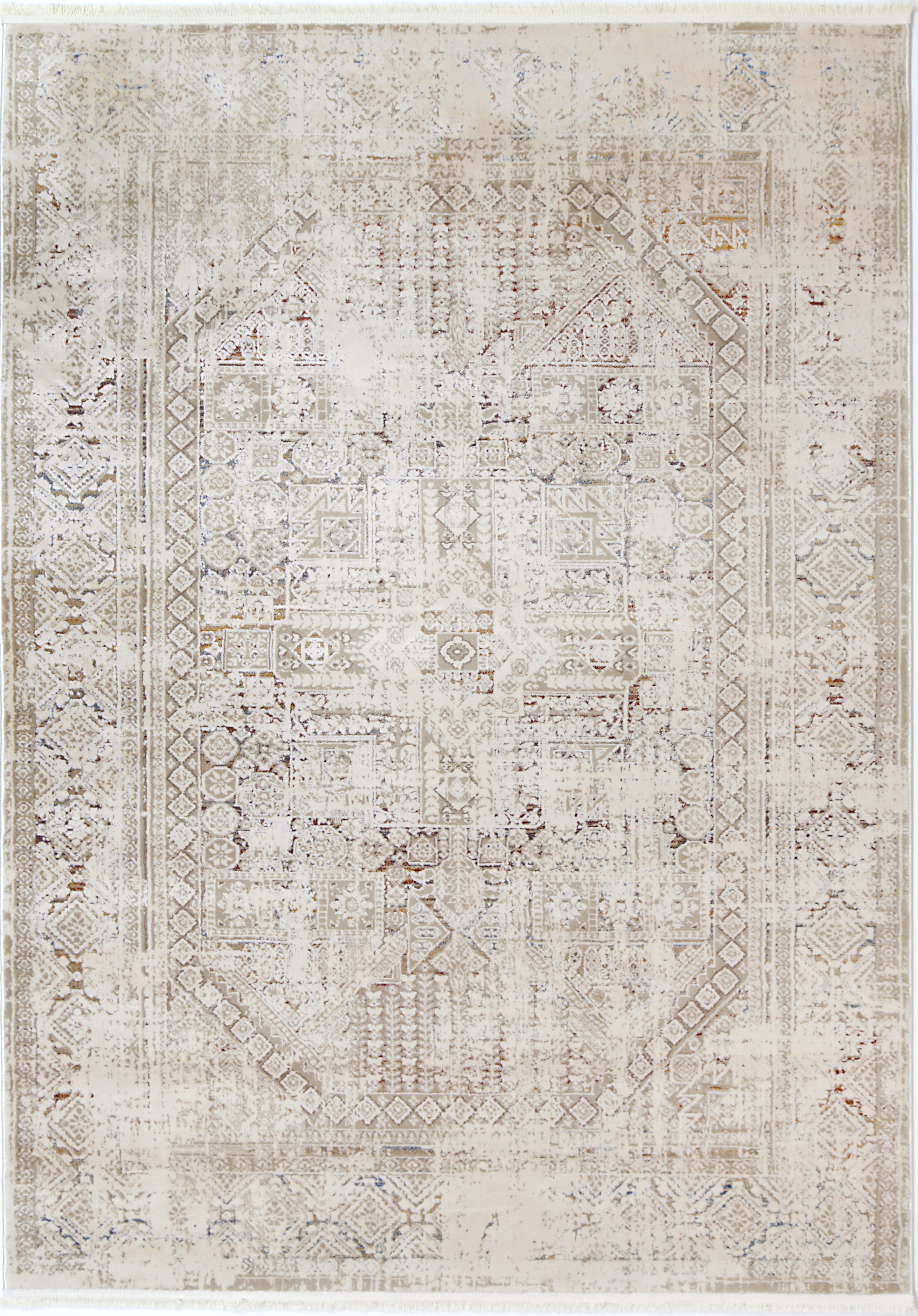 Bohemian Paradise Panel Beige Multi Rug - 03BMUL.