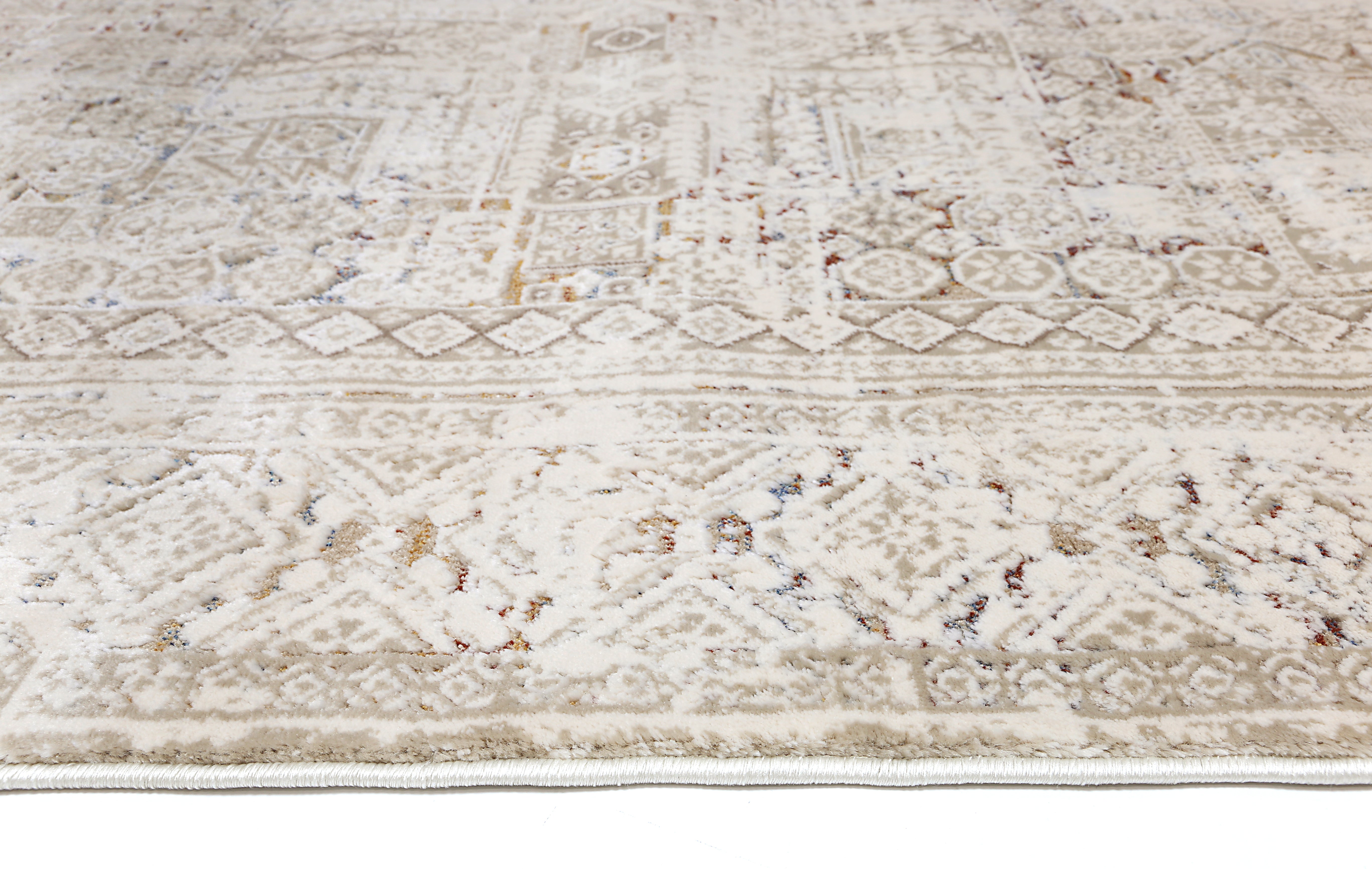 Bohemian Paradise Panel Beige Multi Rug - 03BMUL.