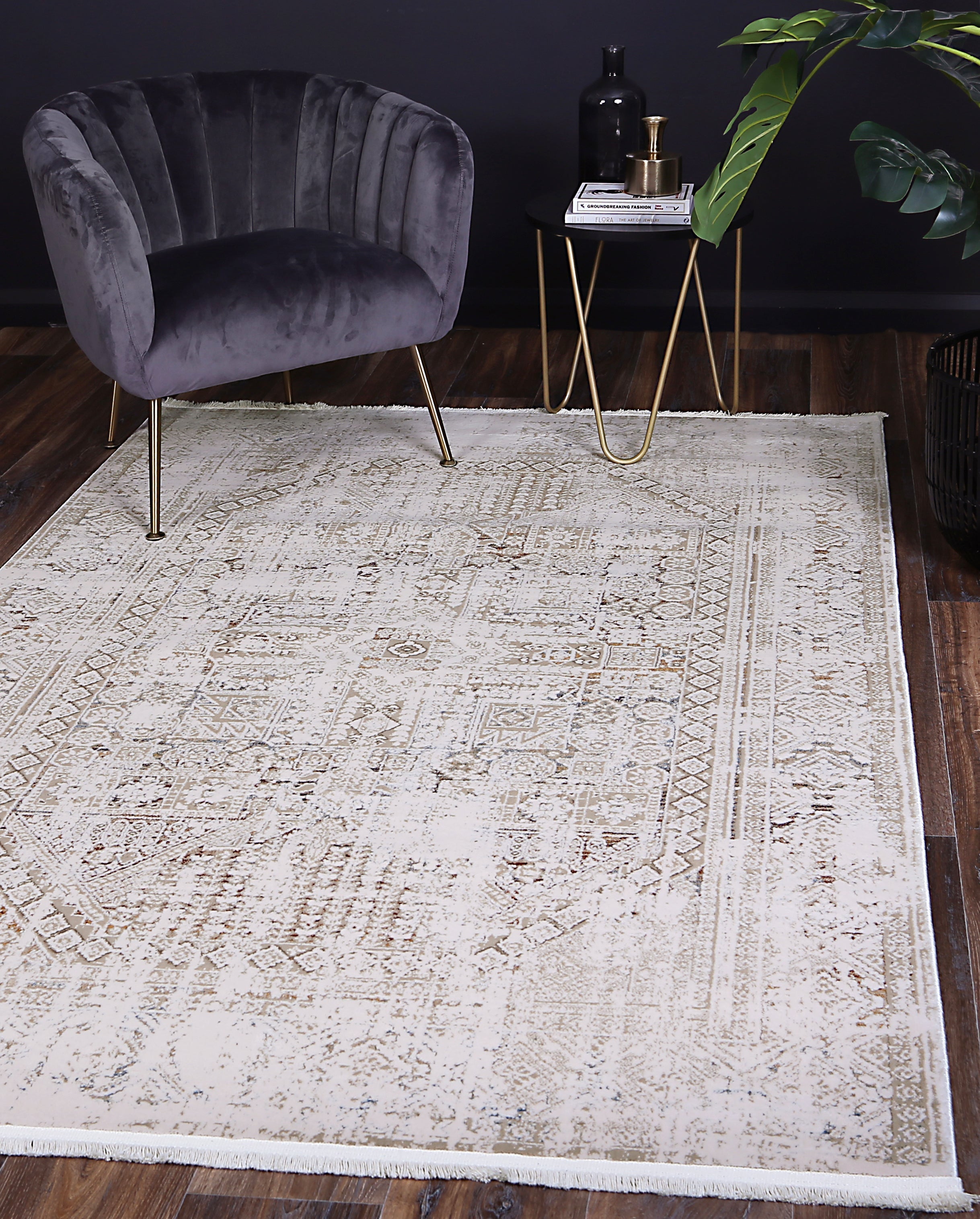 Bohemian Paradise Panel Beige Multi Rug - 03BMUL.