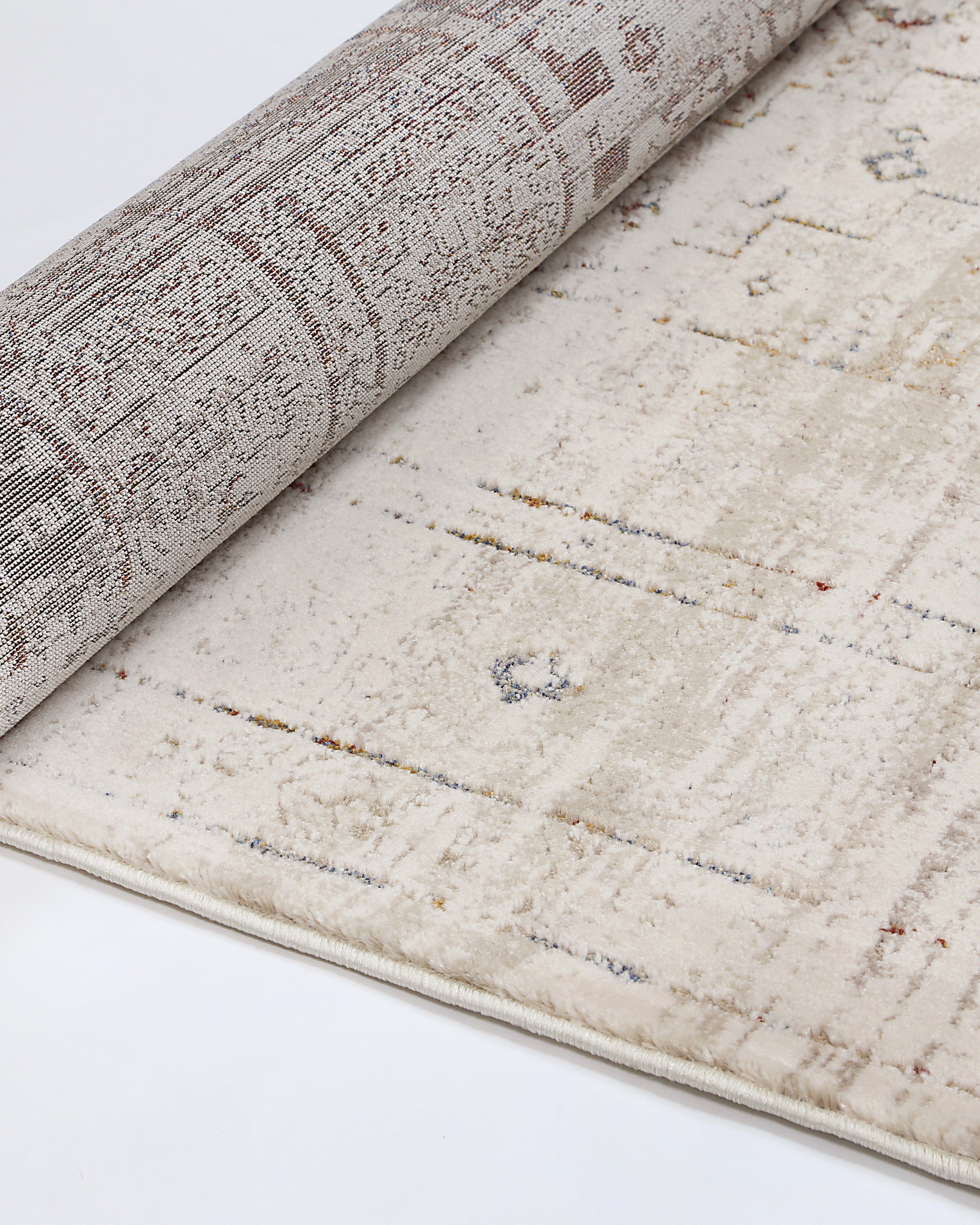 Bohemian Paradise Traditional Beige Multi Rug - 04BMUL - Beige traditional rug from Vogue Rugs Australia