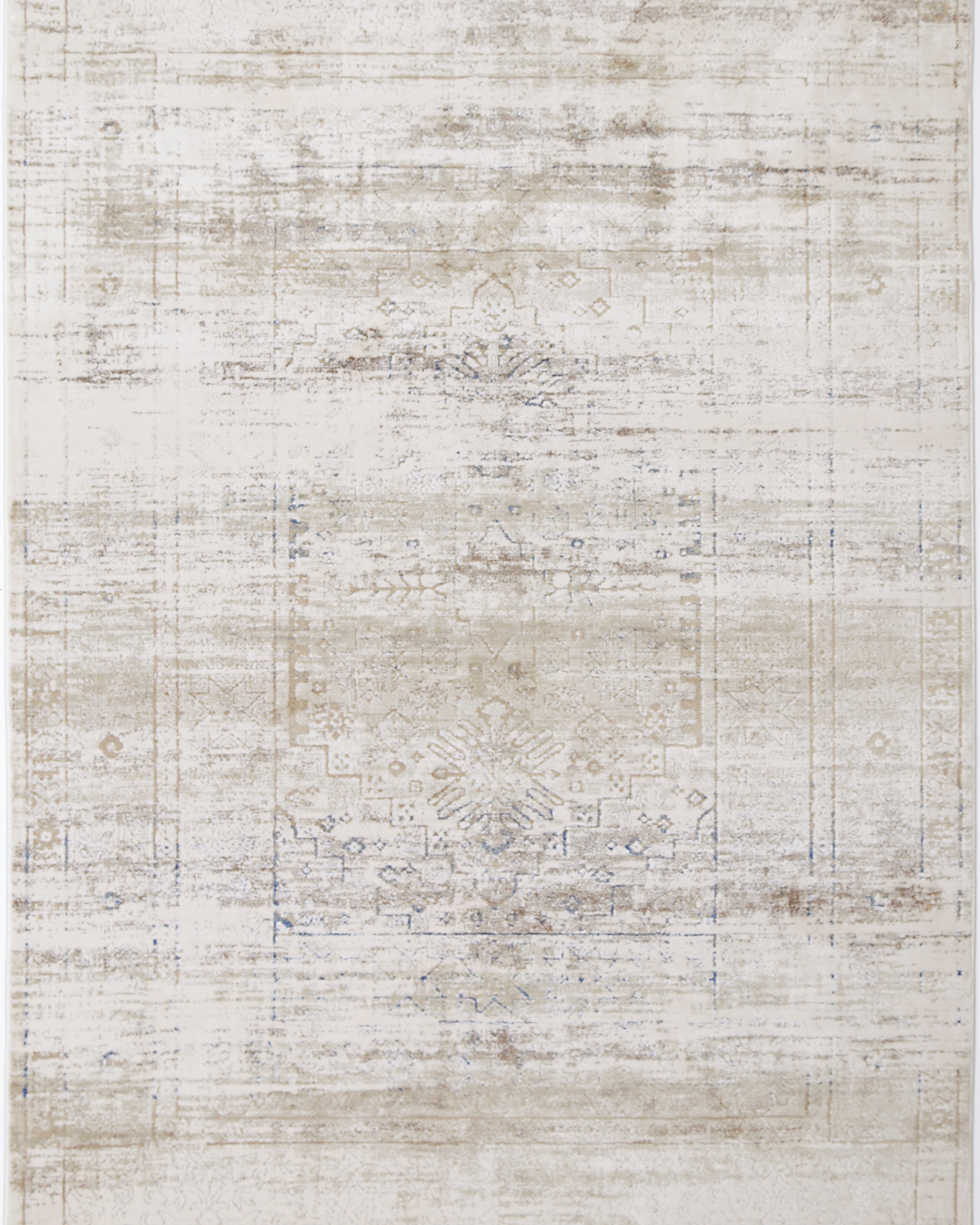 Bohemian Paradise Traditional Grey Blue Rug - 04GBLU - Blue traditional rug from Vogue Rugs Australia