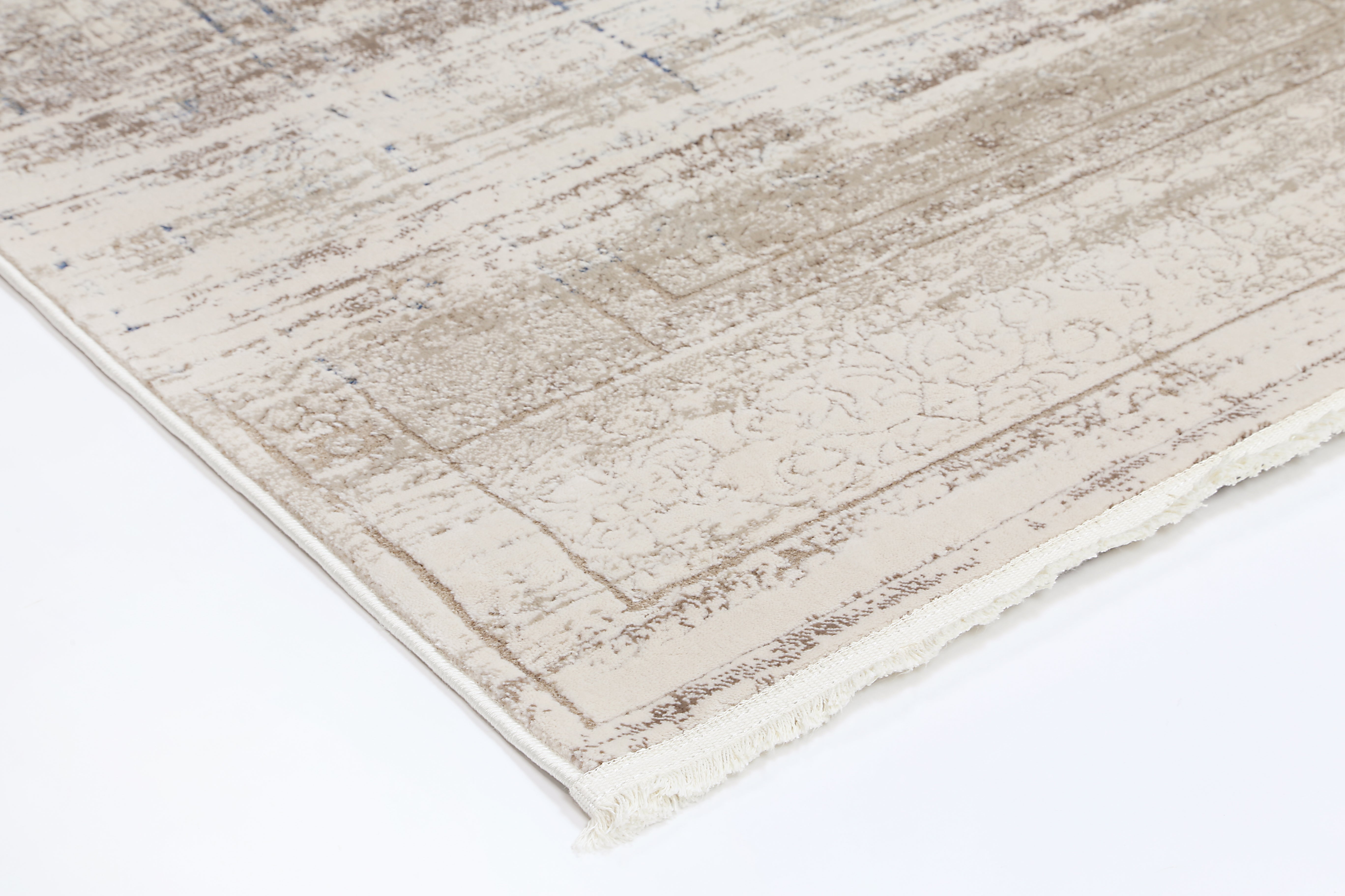 Bohemian Paradise Traditional Grey Blue Rug - 04GBLU.