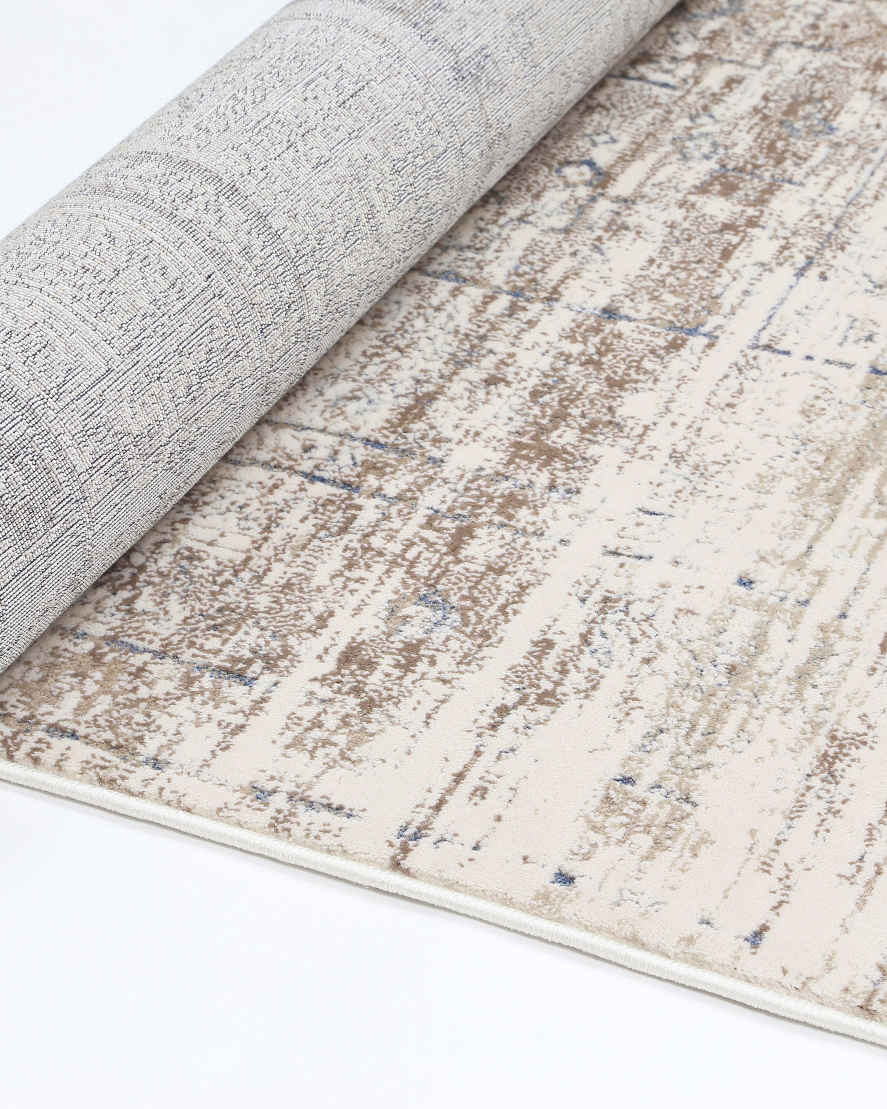 Bohemian Paradise Traditional Grey Blue Rug - 04GBLU - Blue traditional rug from Vogue Rugs Australia
