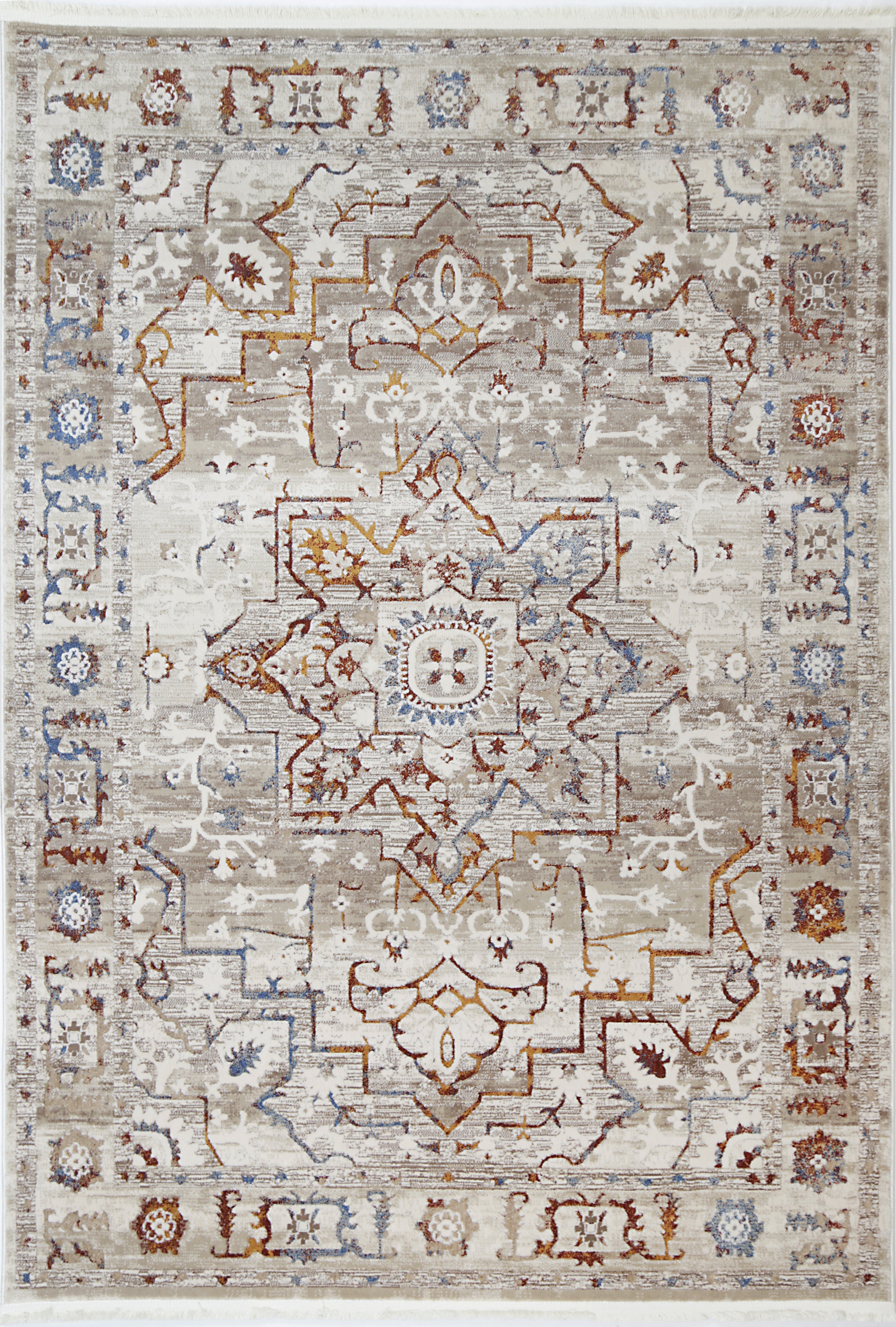 Bohemian Paradise Medalion Beige Multi Rug - 05BMUL.