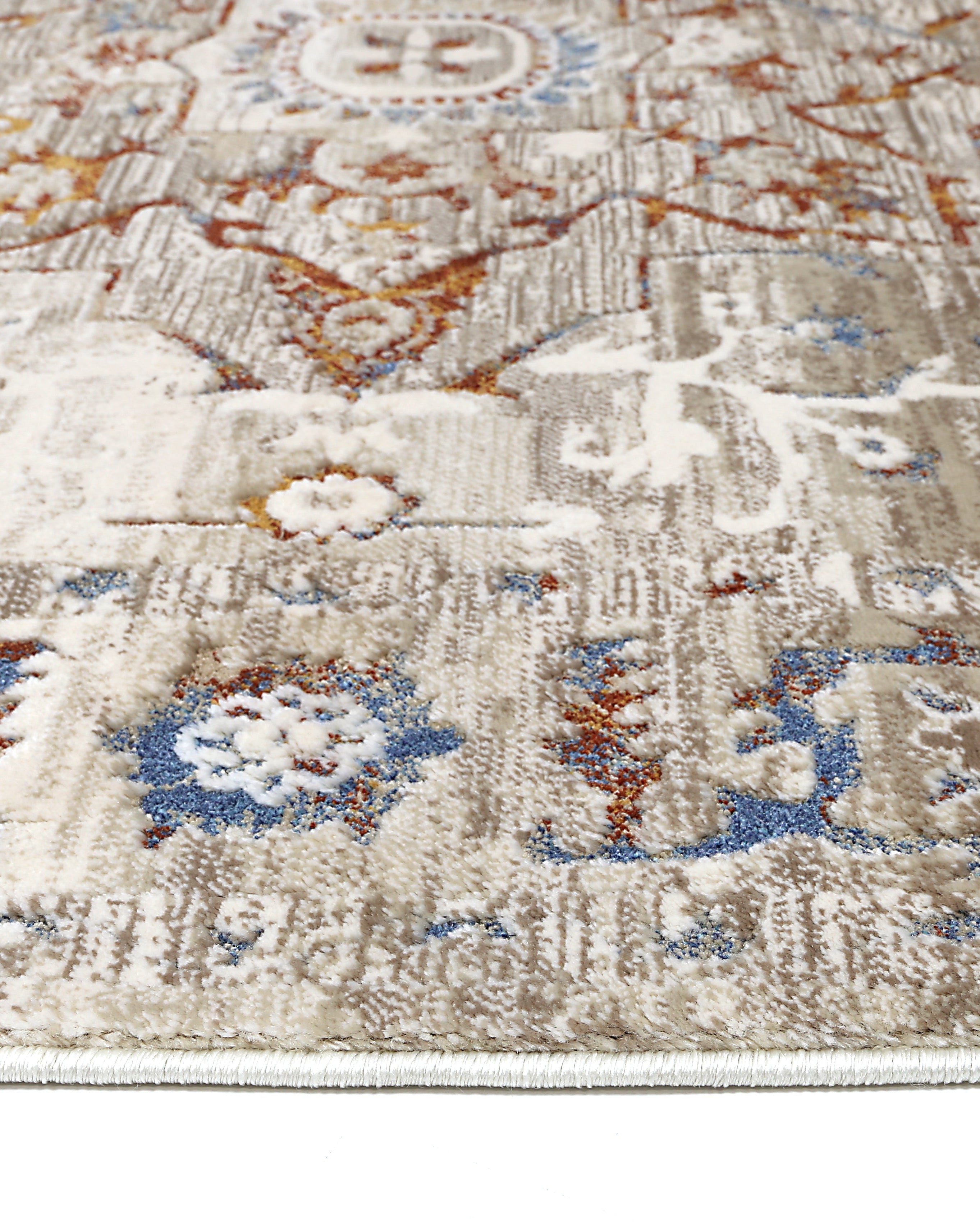 Bohemian Paradise Medalion Beige Multi Rug - 05BMUL - Beige bohemian rug from Vogue Rugs Australia