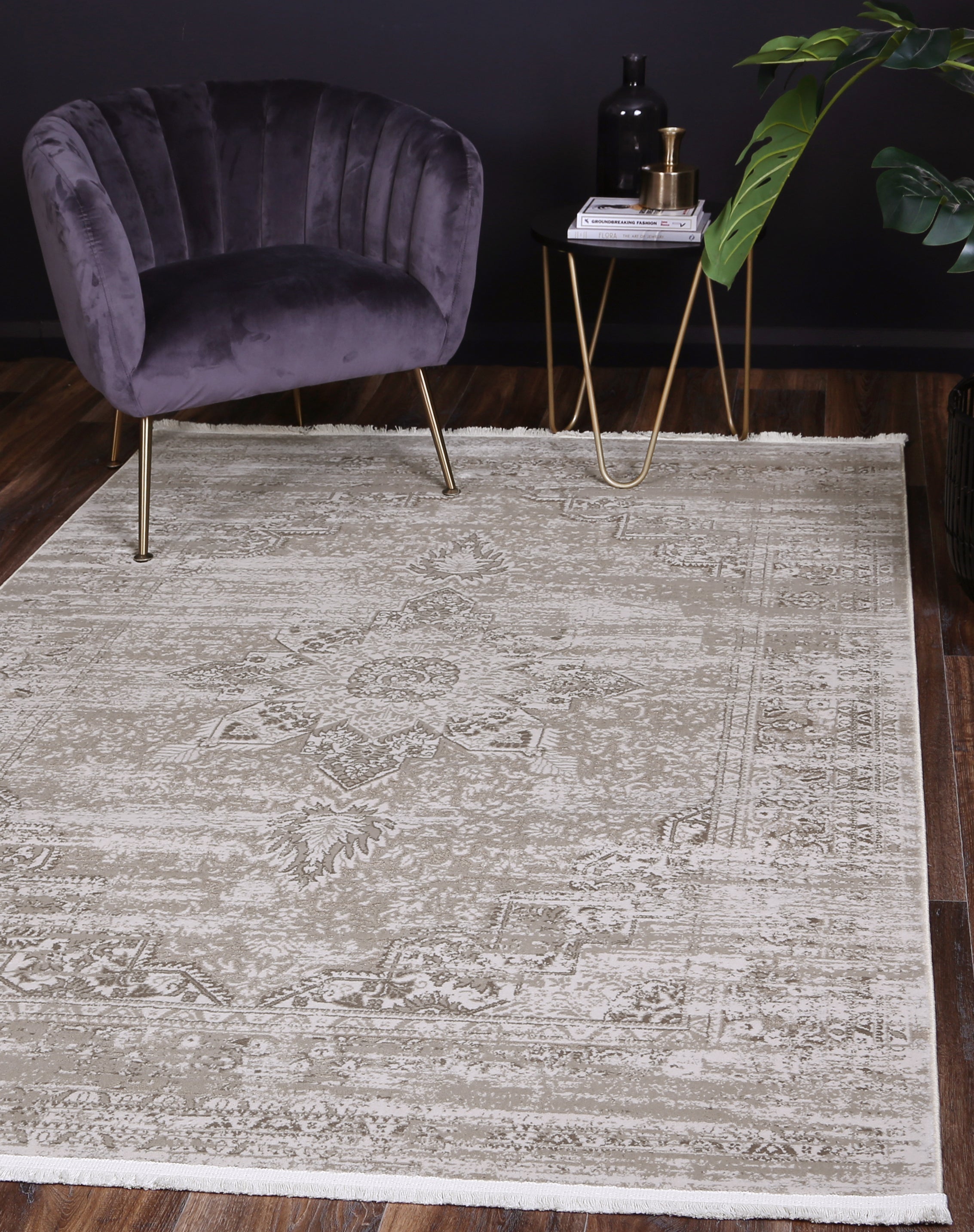 Bohemian Paradise Medalion Beige Rug - 06BEIG.