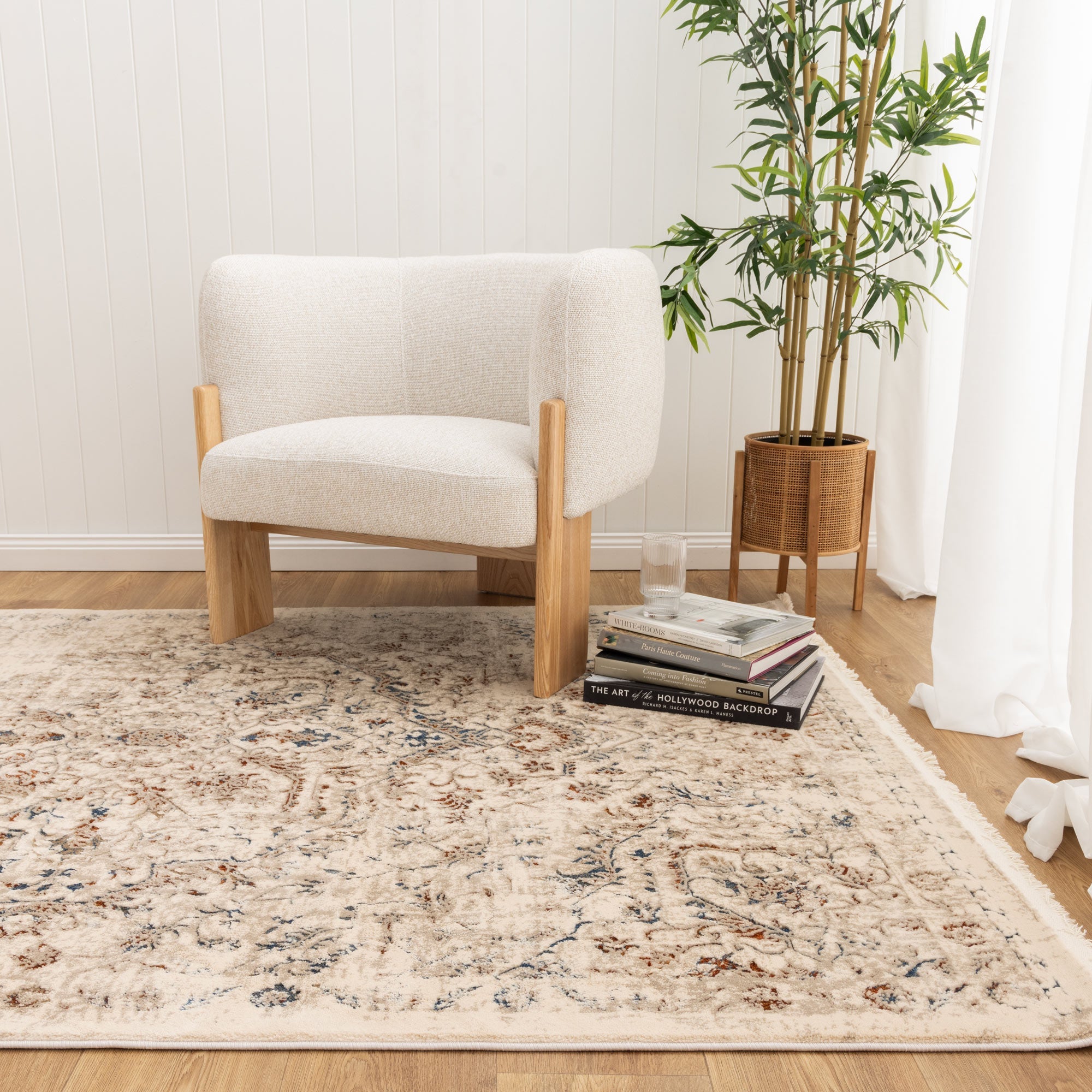 Bohemian Paradise Vintage Beige Multi Rug - 07BMUL.