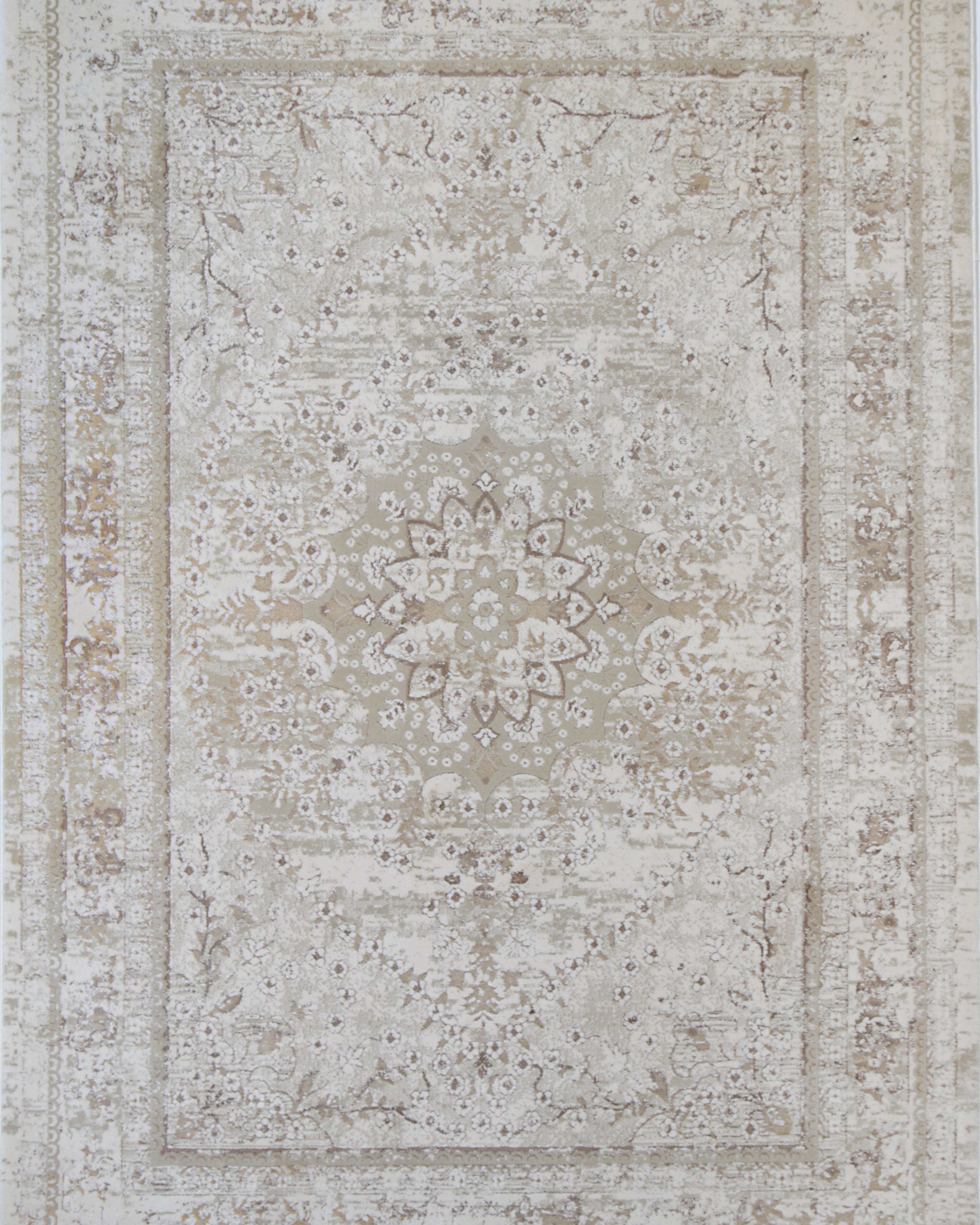 Bohemian Paradise Vintage Medalion Beige Rug - 08BEIG - Beige vintage rug from Vogue Rugs Australia