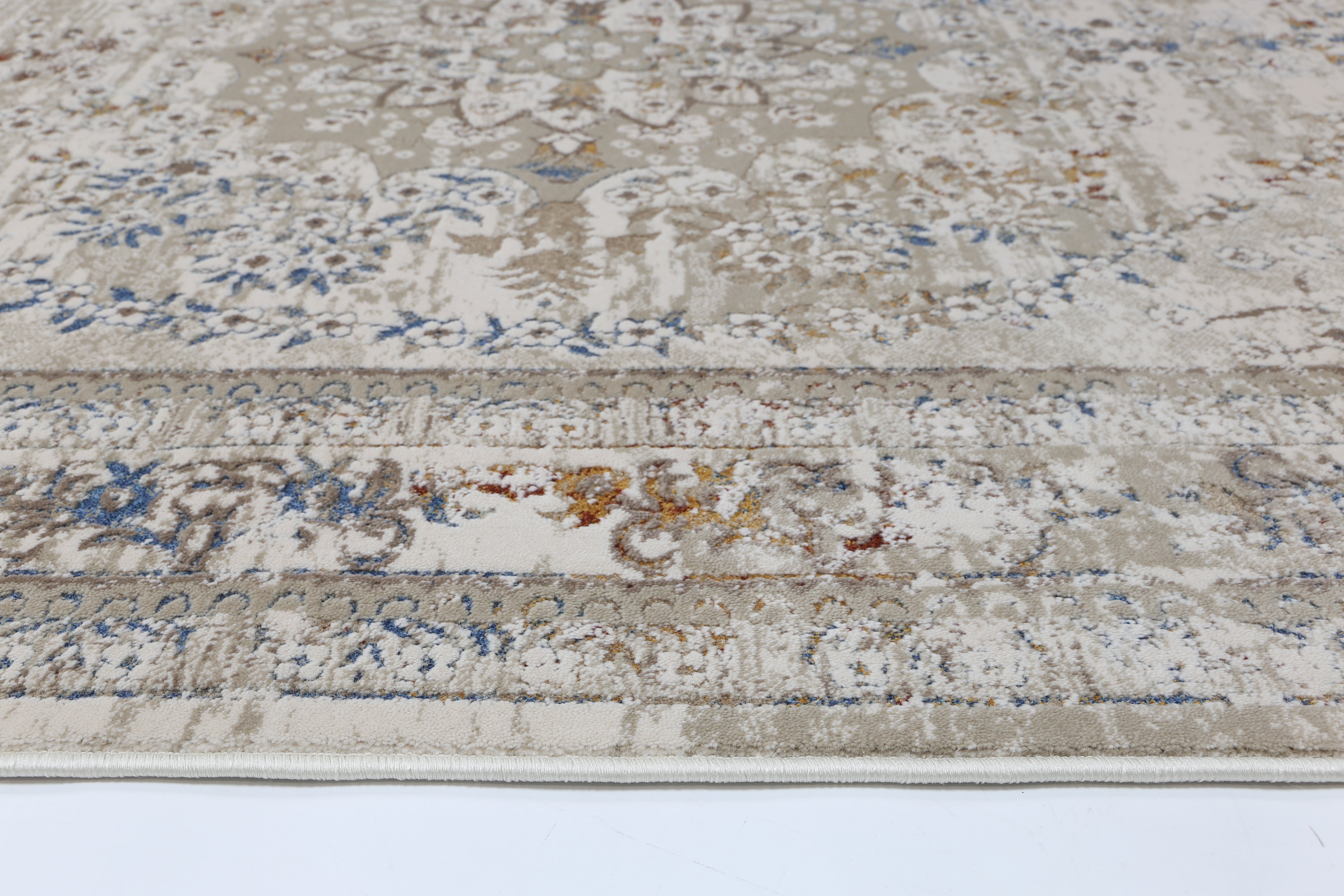 Bohemian Paradise Vintage Medalion Beige Multi Rug - 08BMUL.