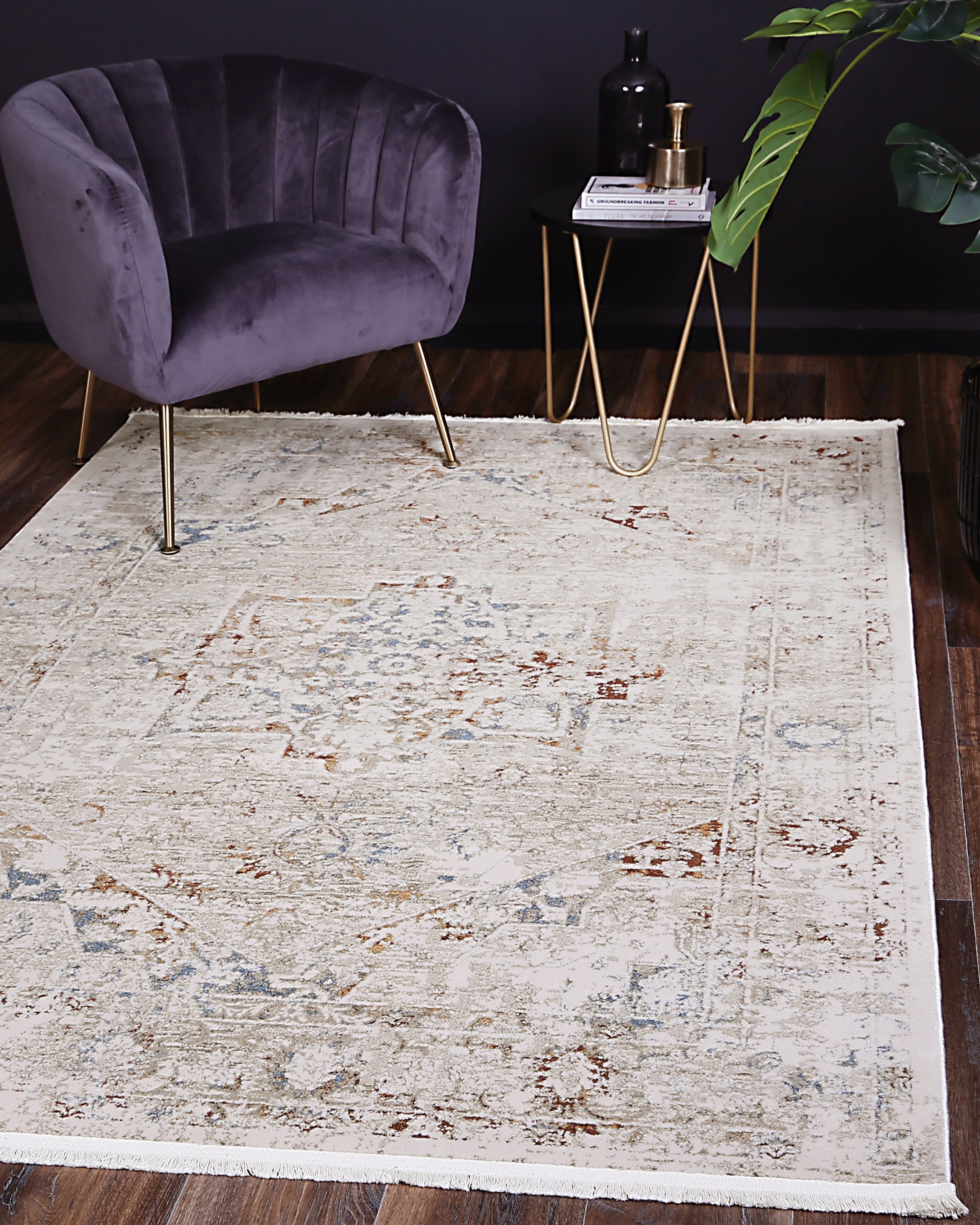 Bohemian Paradise Classic Vintage Beige Multi Rug - 09BMUL - Beige vintage rug from Vogue Rugs Australia