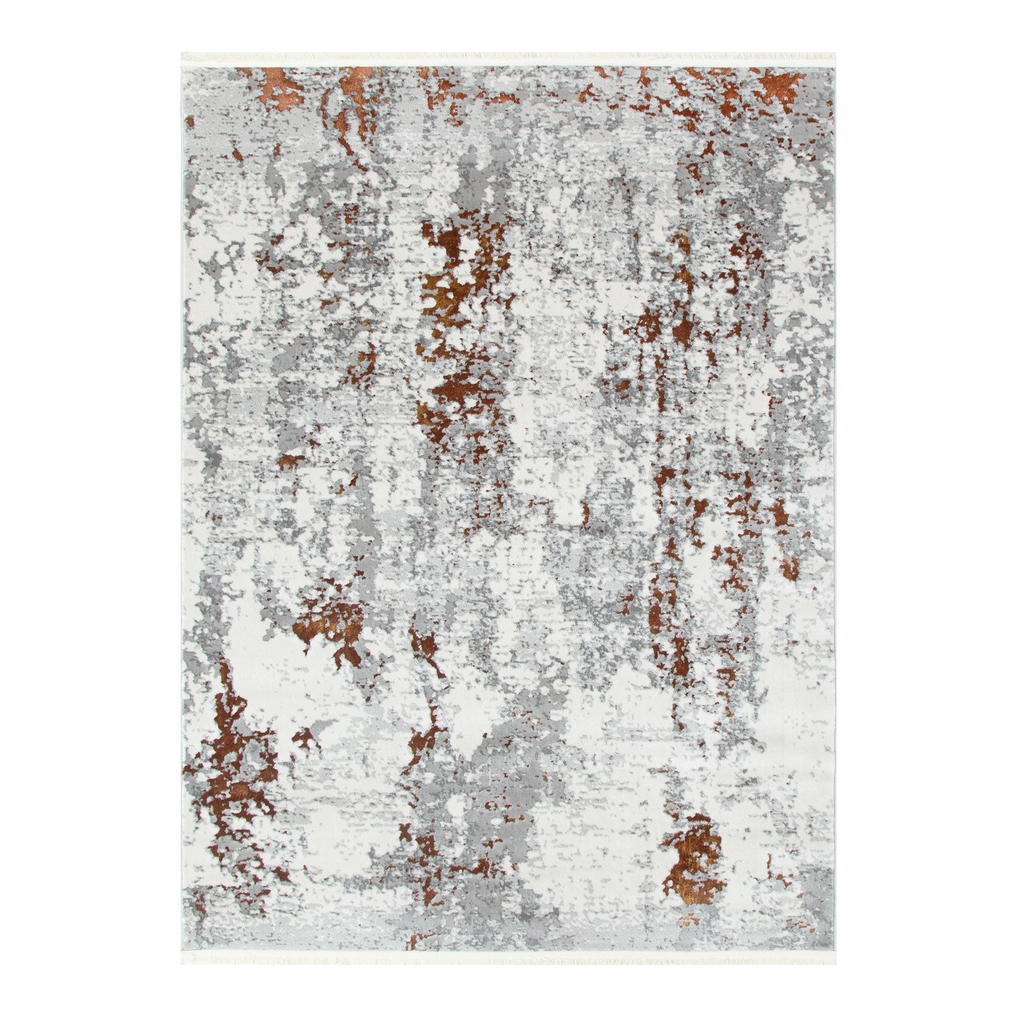 Bohemian Paradise One Modern Grey Terracotta Rug - 01GTER.