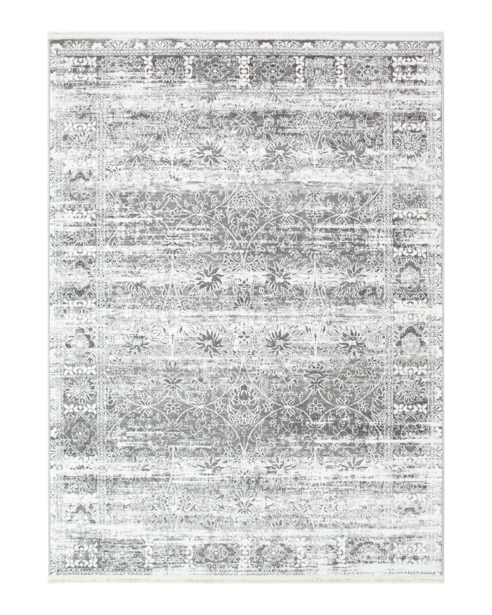 Bohemian Paradise Classic Grey Rug -02GREY - Grey bohemian rug from Vogue Rugs Australia