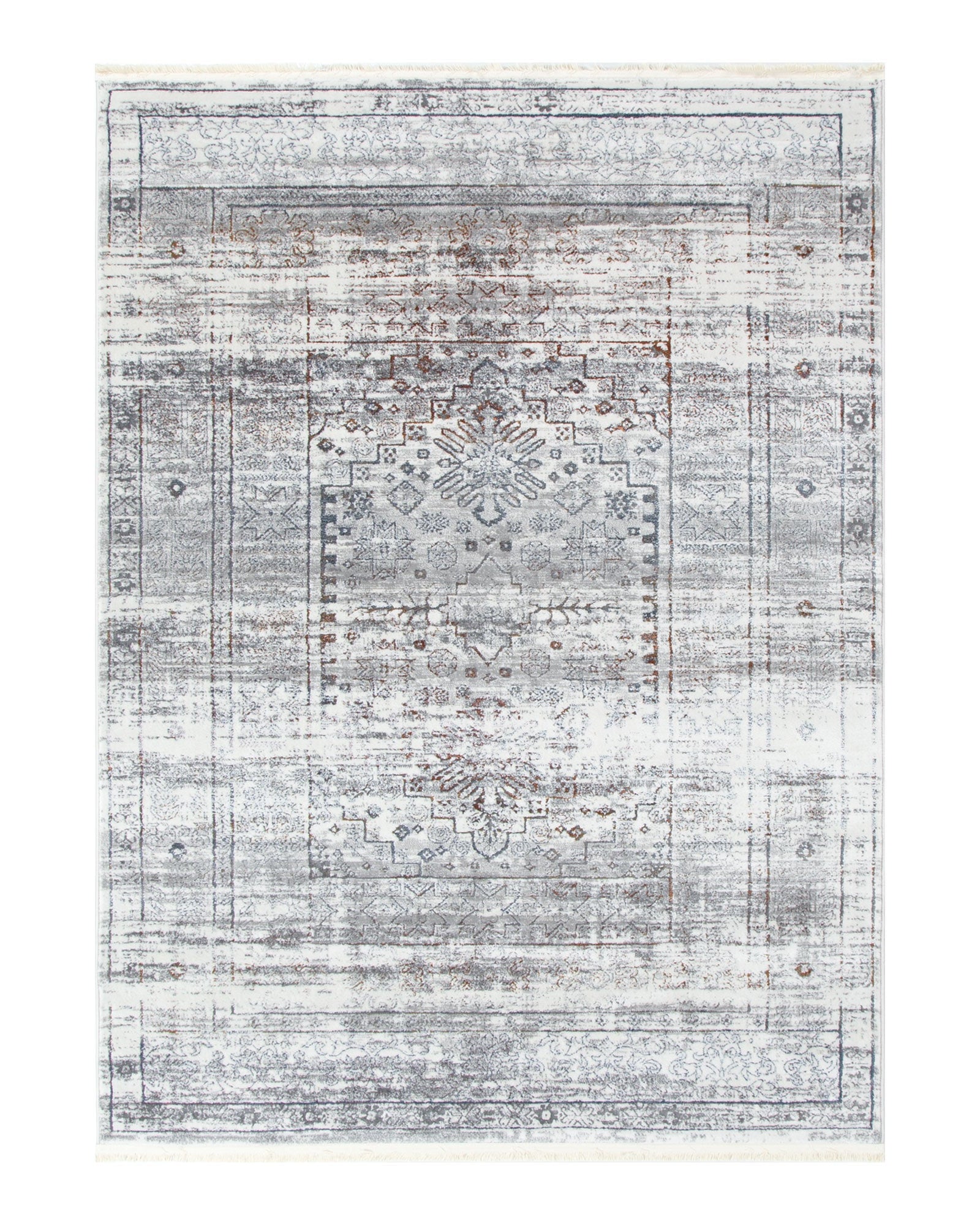 Bohemian Paradise Traditional Grey Multi Rug - 04GMUL - Grey traditional rug from Vogue Rugs Australia