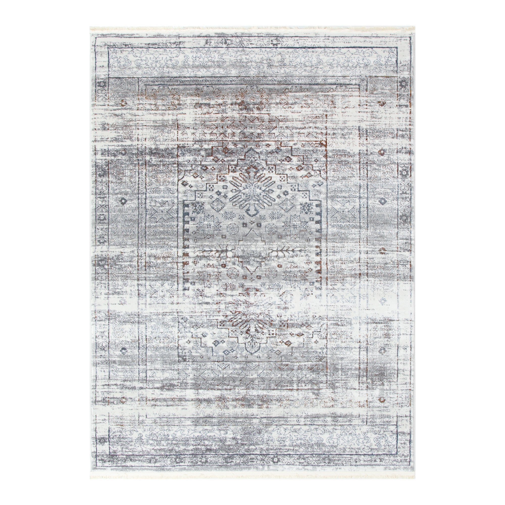 Bohemian Paradise Traditional Grey Multi Rug - 04GMUL.