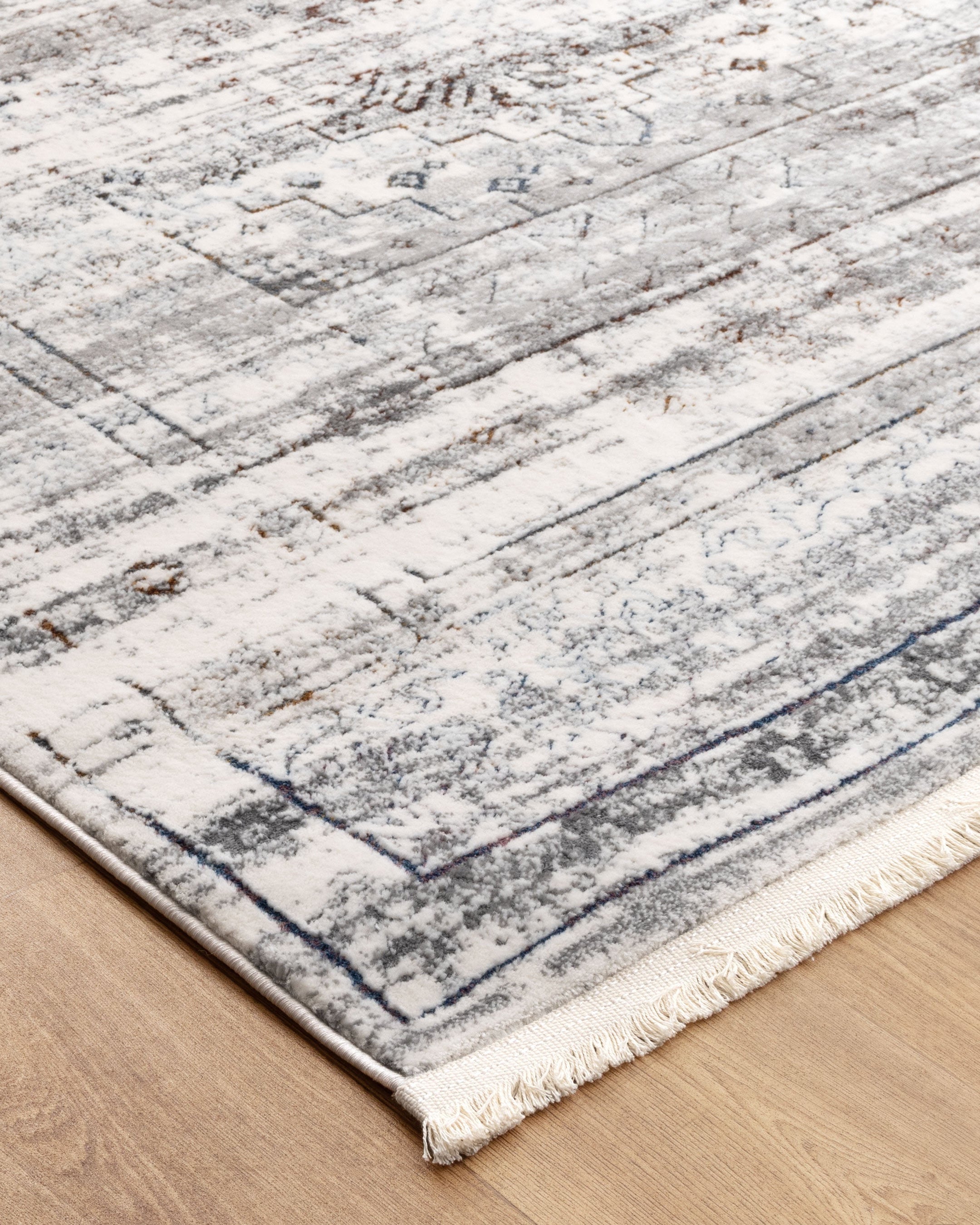 Bohemian Paradise Traditional Grey Multi Rug - 04GMUL - Grey traditional rug from Vogue Rugs Australia