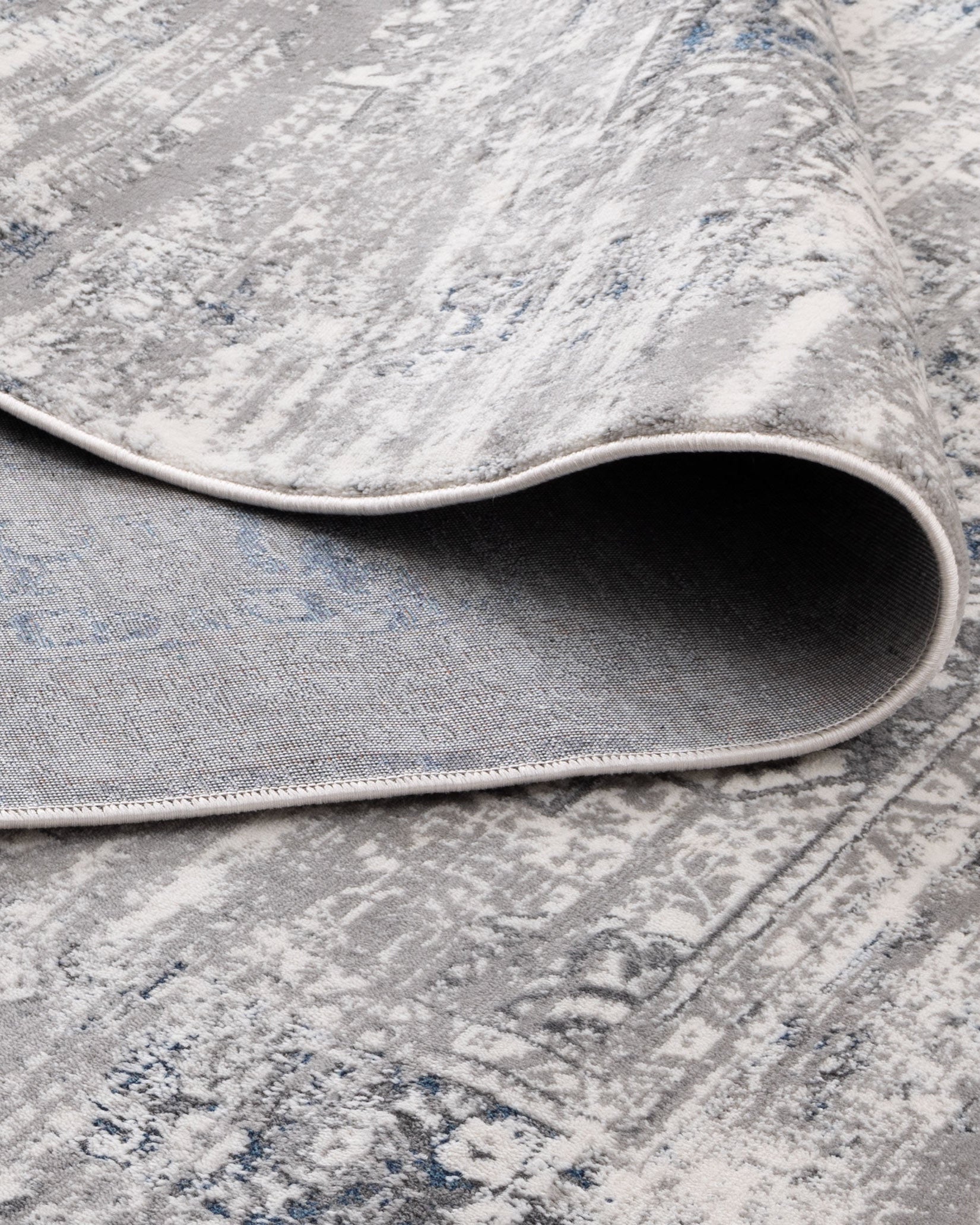 Bohemian Paradise Medalion Grey Blue Rug - 06GBLU - Blue bohemian rug from Vogue Rugs Australia