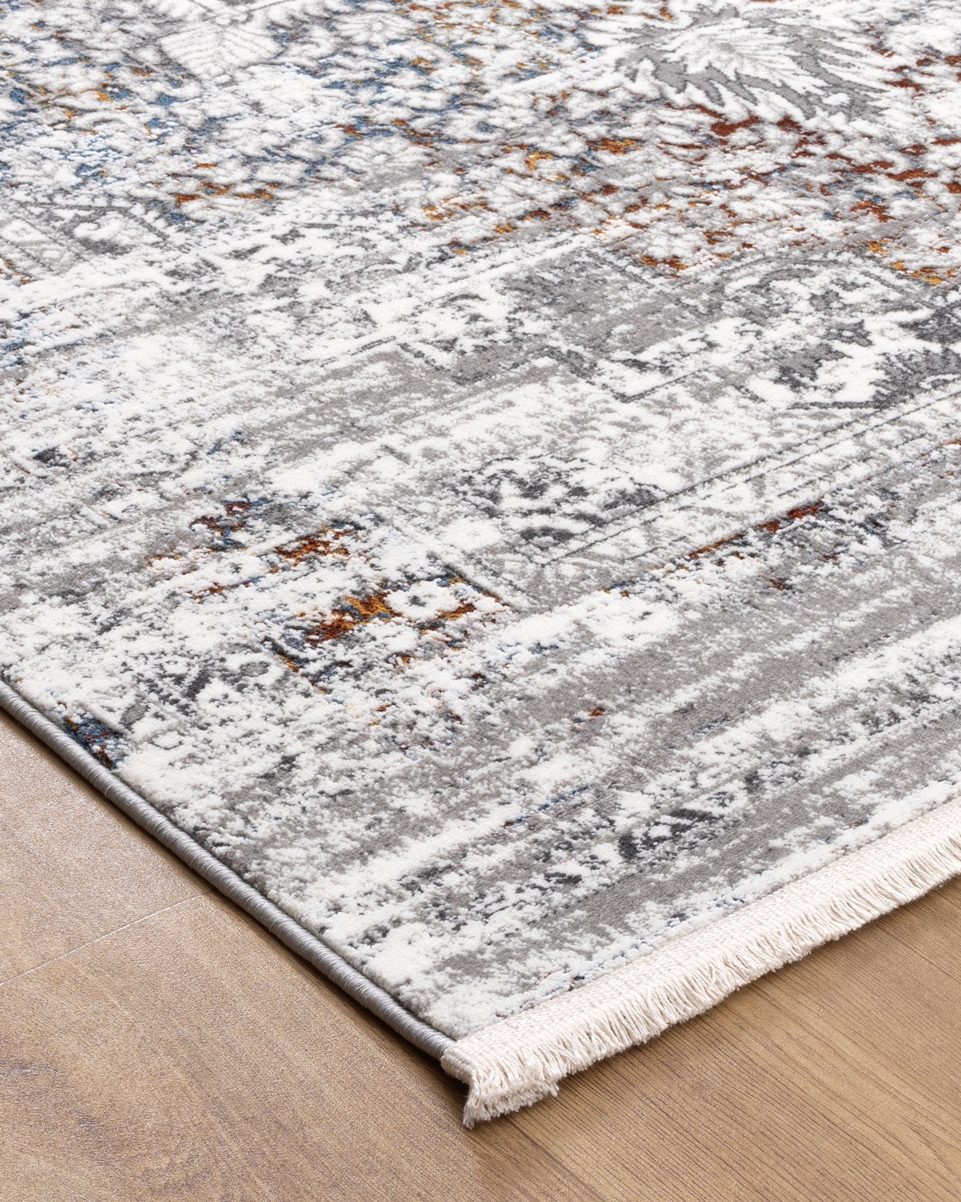Bohemian Paradise Medalion Grey Multi Rug - 06GMUL - Grey bohemian rug from Vogue Rugs Australia