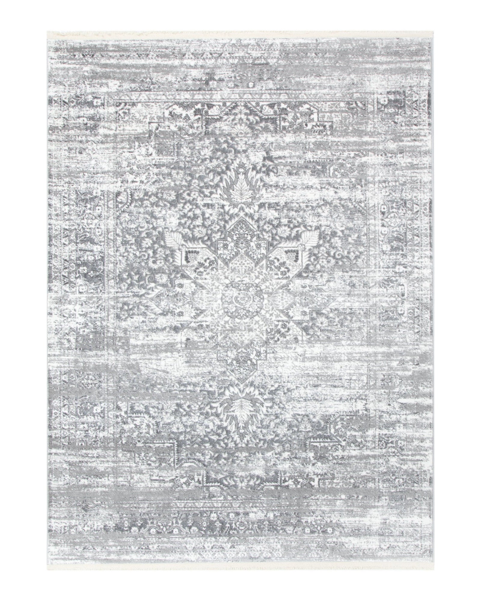 Bohemian Paradise Medalion Grey Rug - 06GREY - Grey bohemian rug from Vogue Rugs Australia