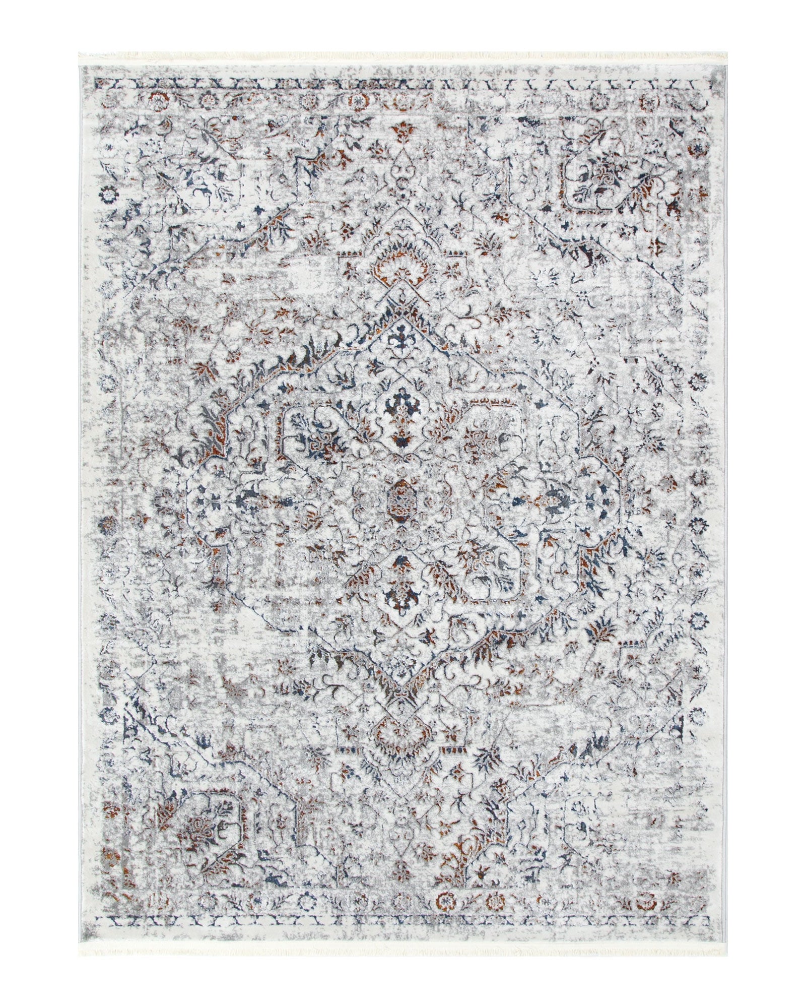 Bohemian Paradise Vintage Grey Multi Rug - 07GMUL - Grey vintage rug from Vogue Rugs Australia