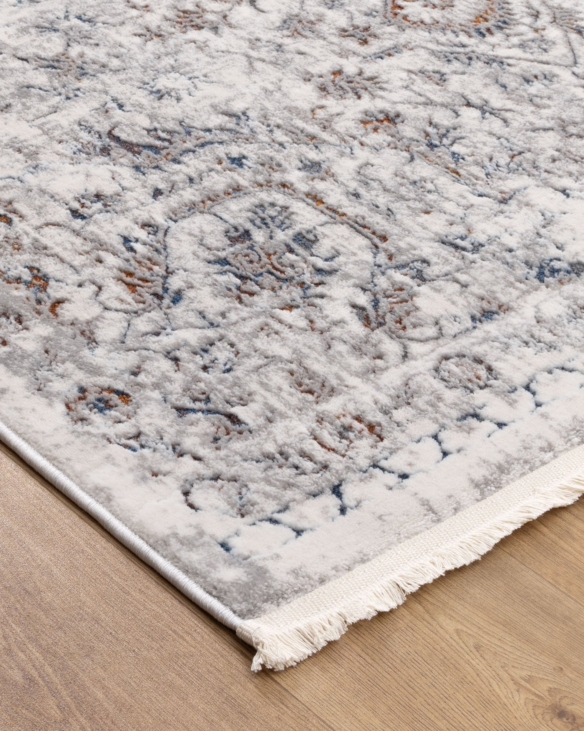 Bohemian Paradise Vintage Grey Multi Rug - 07GMUL - Grey vintage rug from Vogue Rugs Australia