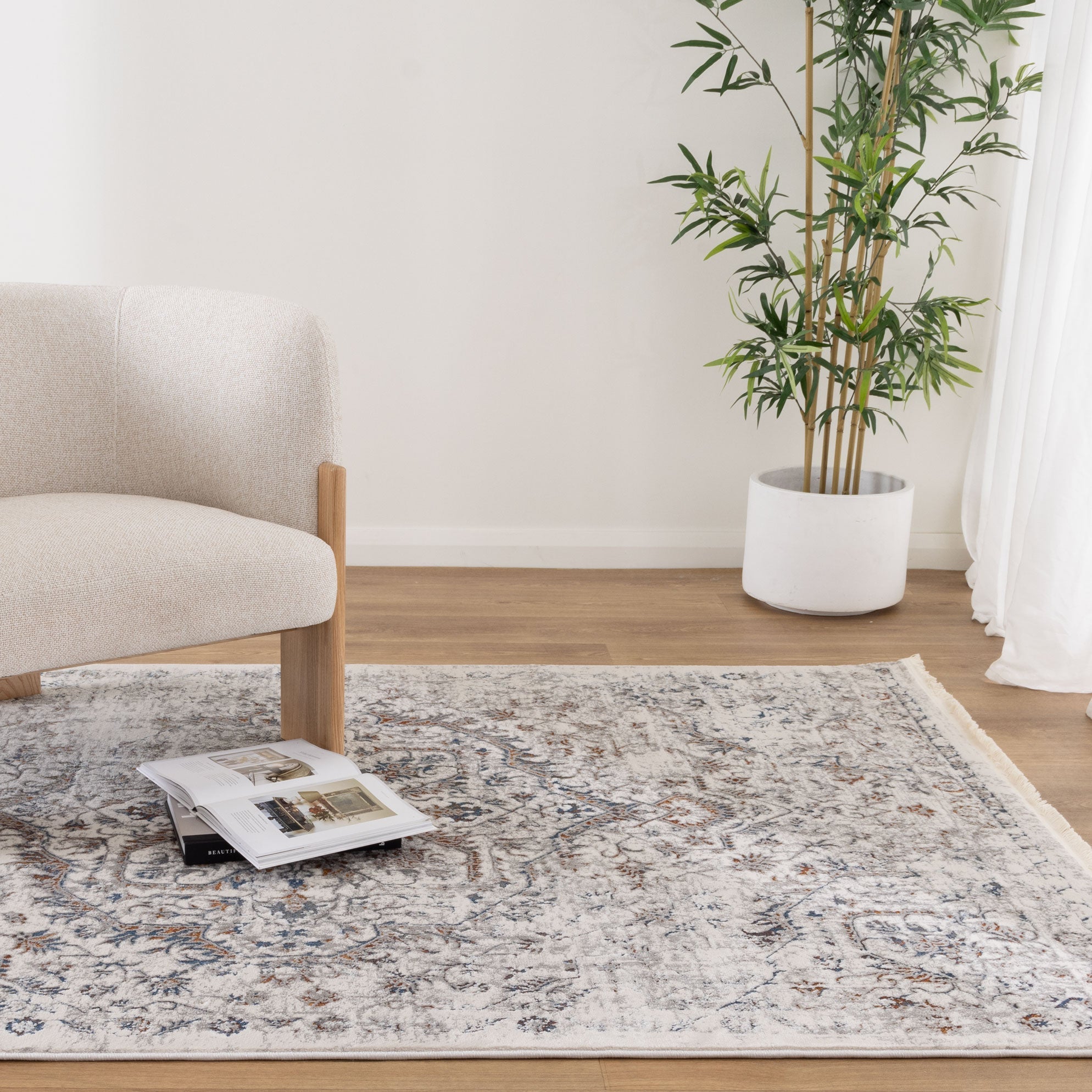 Bohemian Paradise Vintage Grey Multi Rug - 07GMUL.