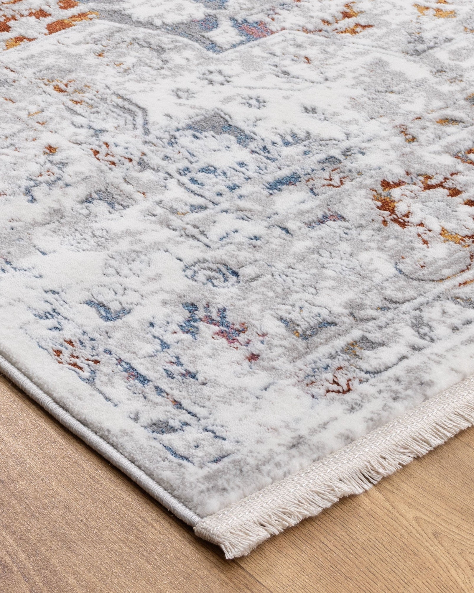 Bohemian Paradise Classic Vintage Grey Multi Rug - 09GMUL - Grey vintage rug from Vogue Rugs Australia
