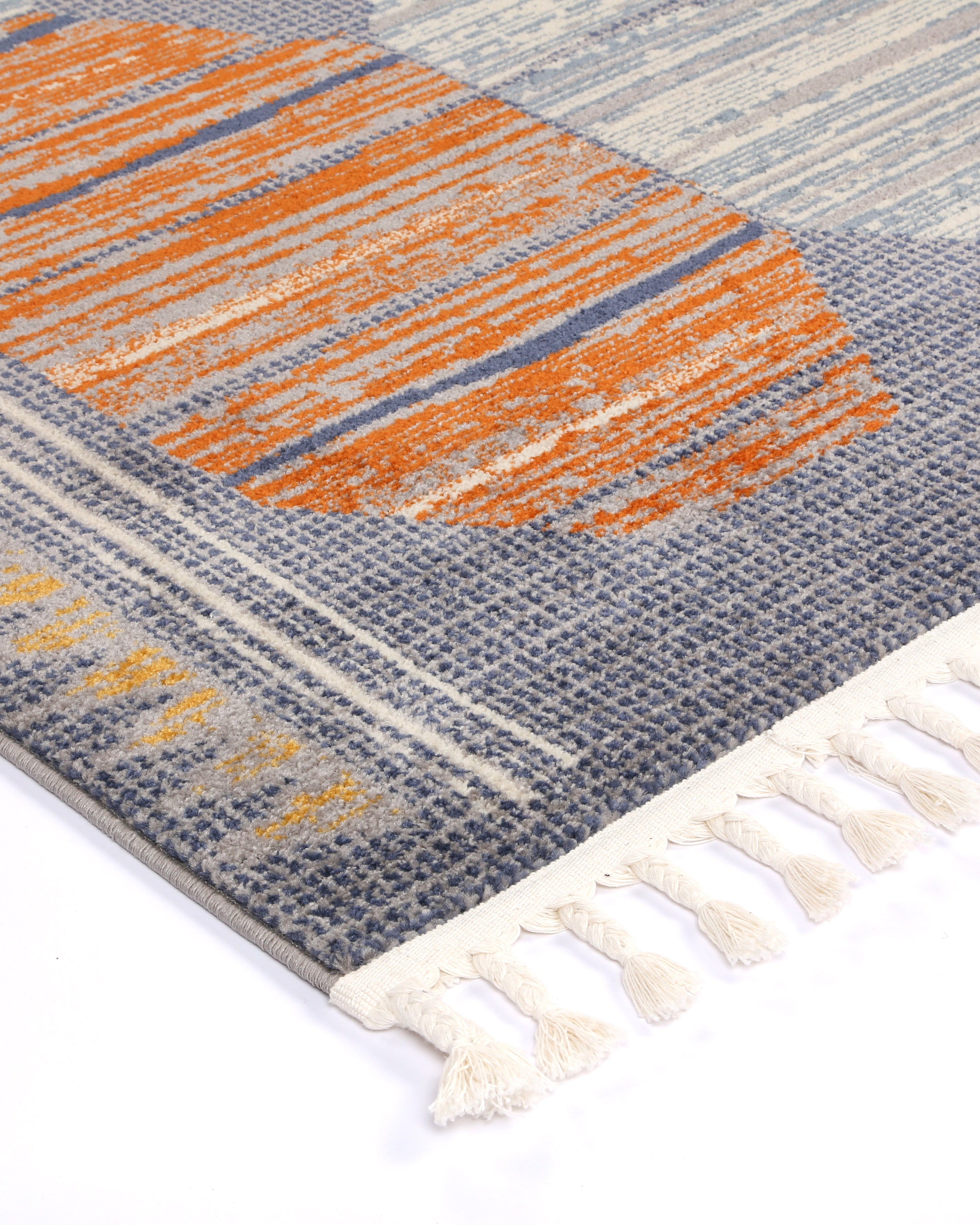 Asilah Bp65A Navy Yellow - Multi Colour asilah rug from Vogue Rugs Australia