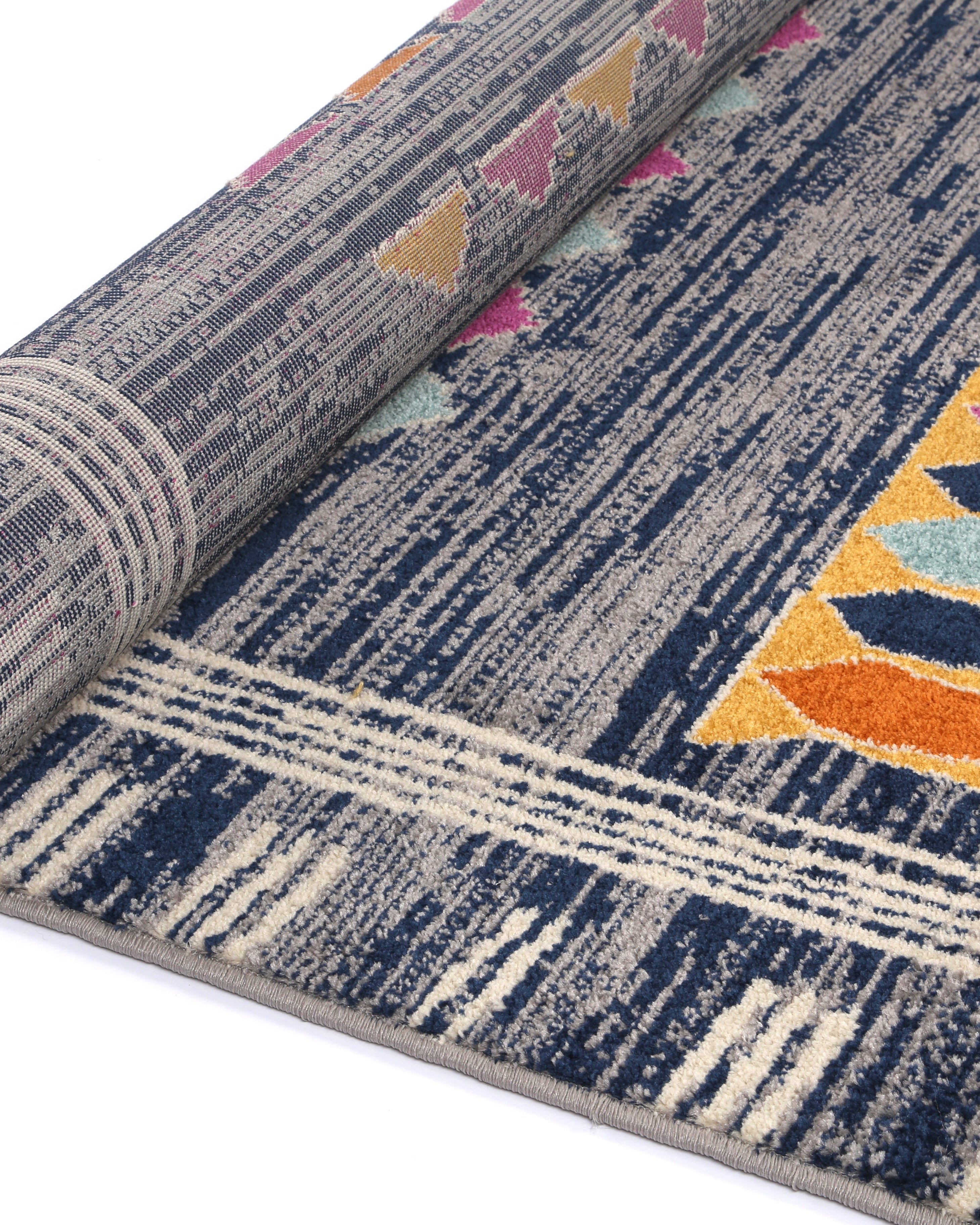 Asilah Bp73A D.Blue Cream - Blue asilah rug from Vogue Rugs Australia