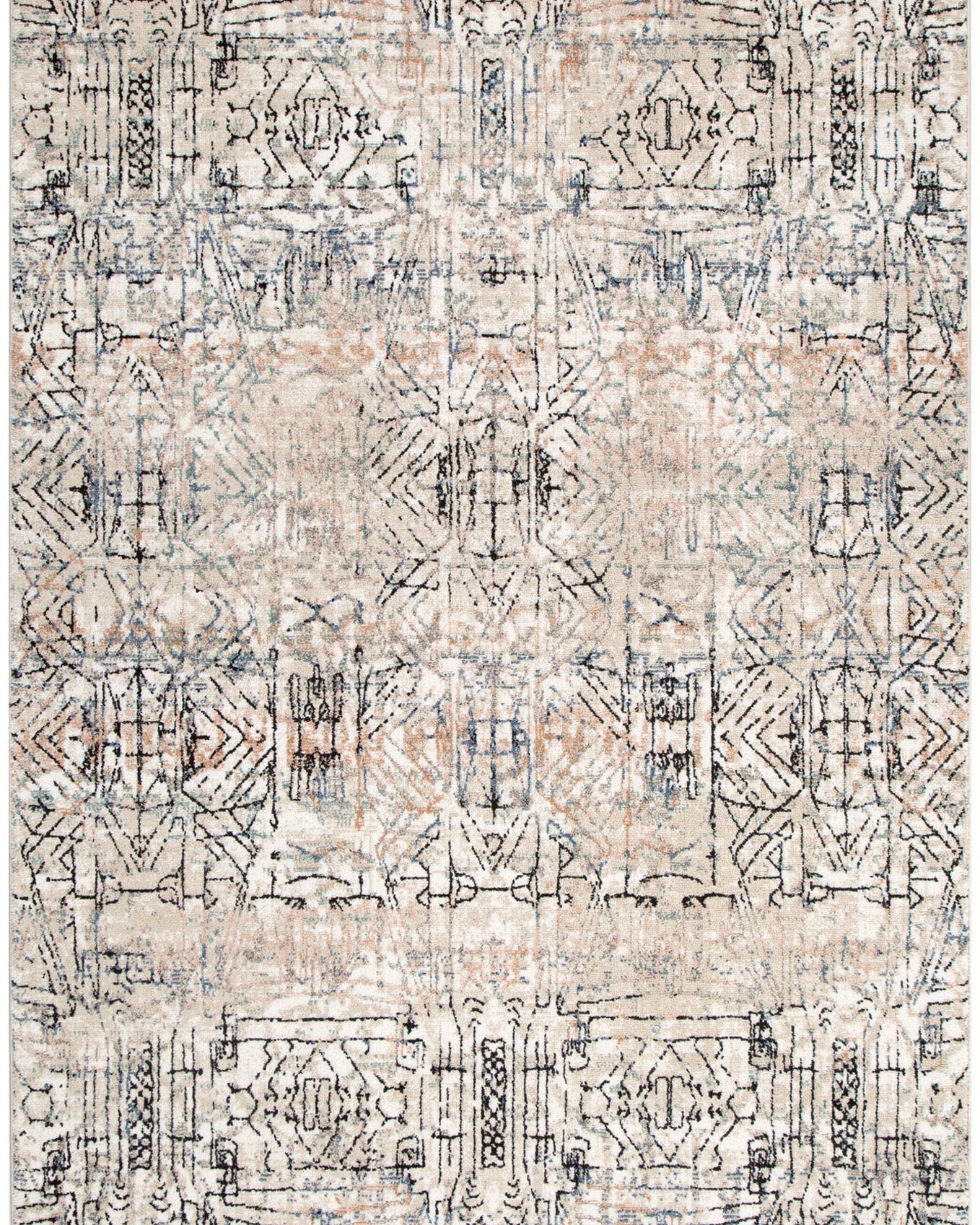 Clara Graffiti Multi Rug - C105 - Multi Colour area rug rug from Vogue Rugs Australia