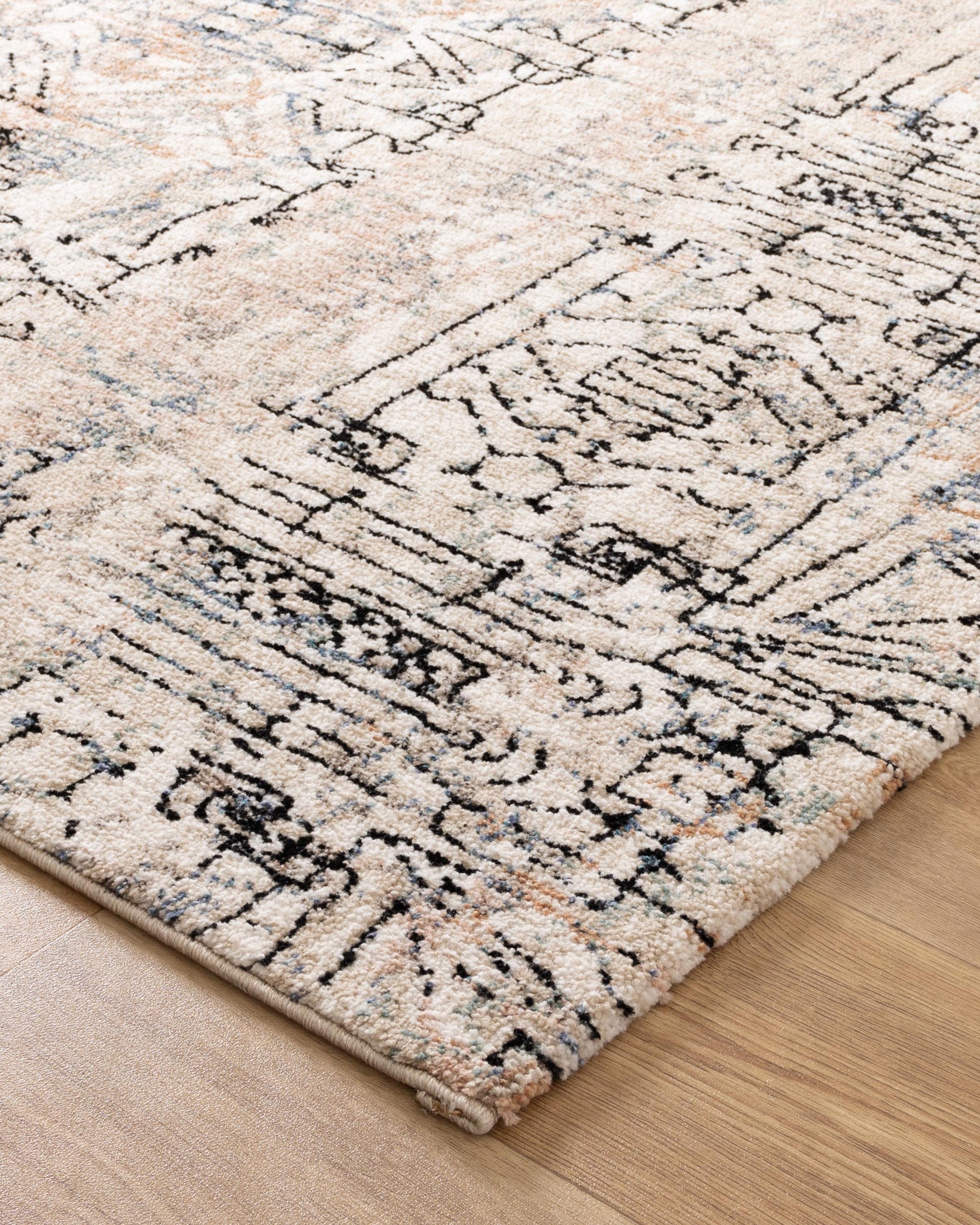 Clara Graffiti Multi Rug - C105 - Multi Colour area rug rug from Vogue Rugs Australia