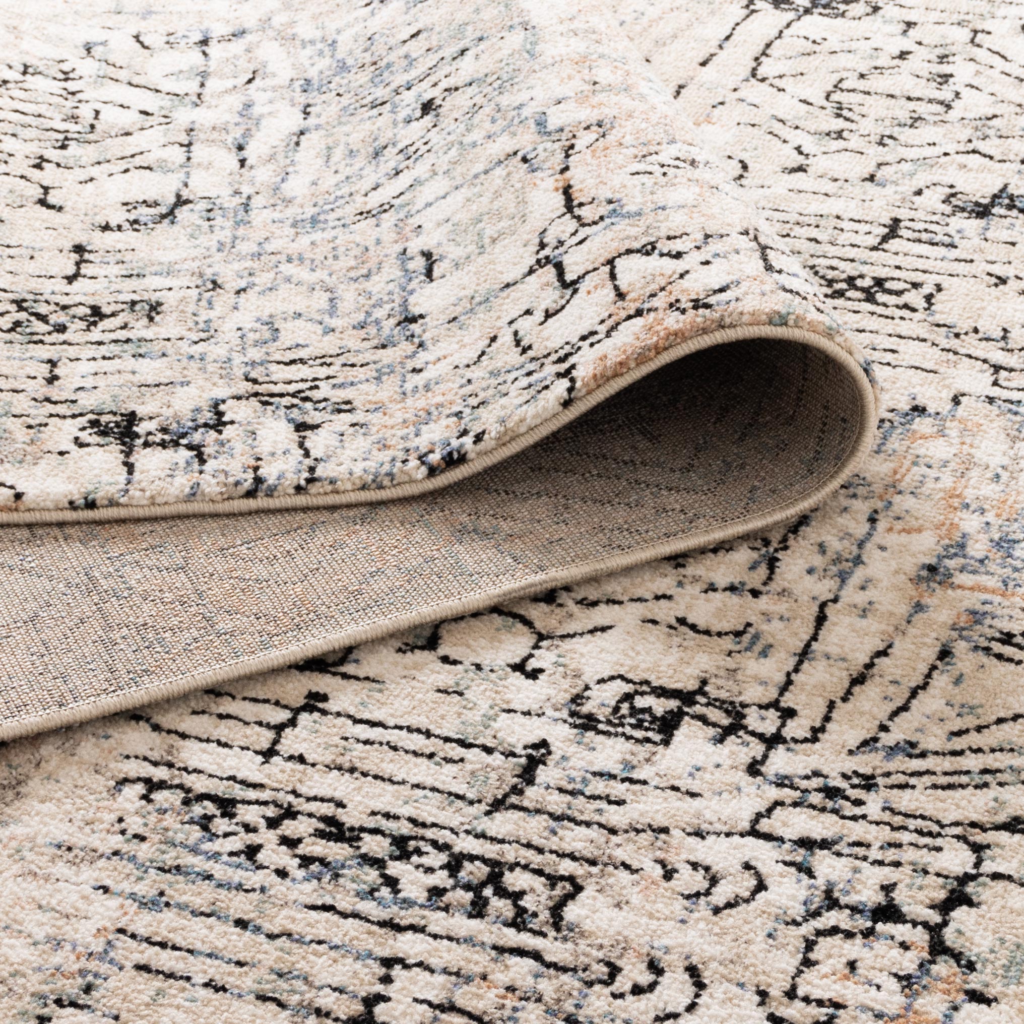Clara Graffiti Multi Rug - C105 - Multi Colour area rug rug from Vogue Rugs Australia