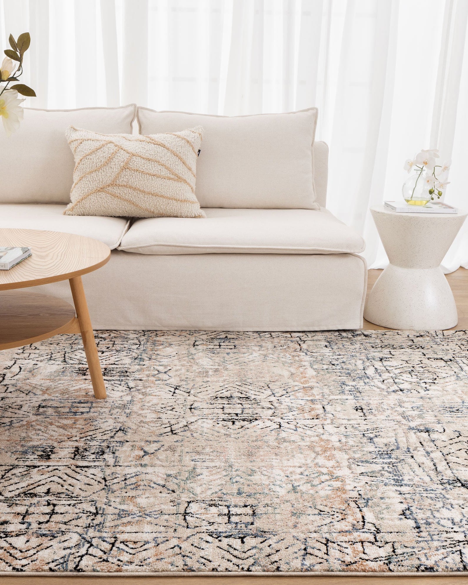 Clara Graffiti Multi Rug - C105 - Multi Colour area rug rug from Vogue Rugs Australia
