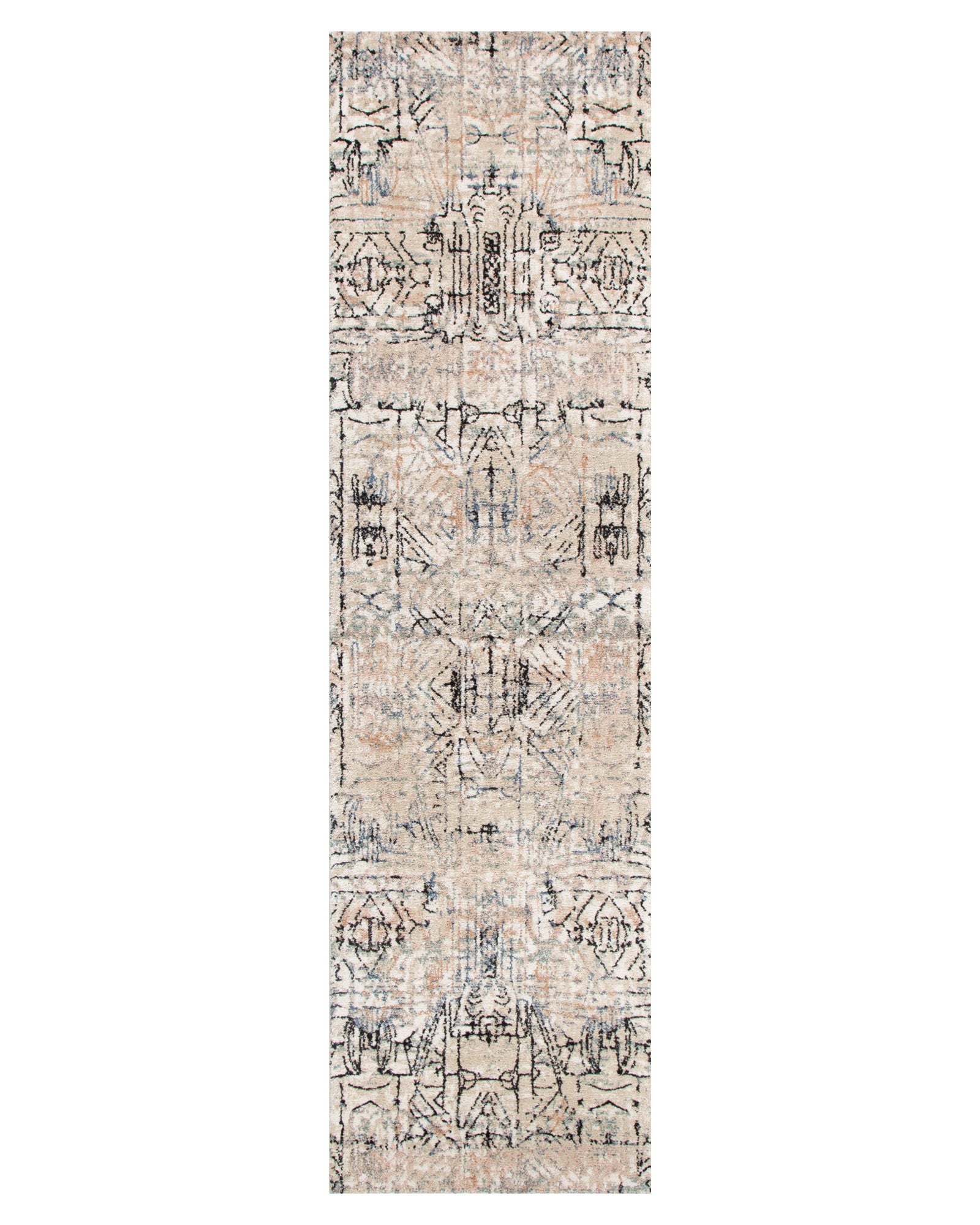 Clara Graffiti Multi Rug - C105 - Multi Colour area rug rug from Vogue Rugs Australia