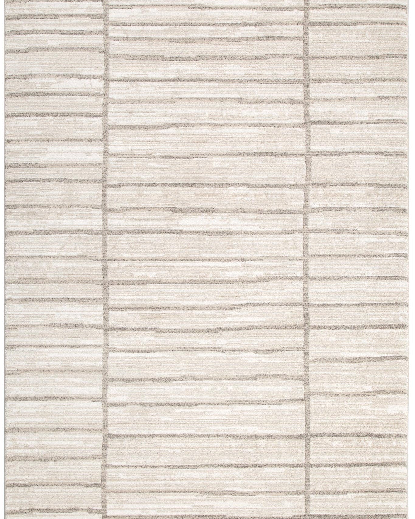 Clara Distressed Thick Lines Beige Grey Rug - C107 - Beige area rug rug from Vogue Rugs Australia