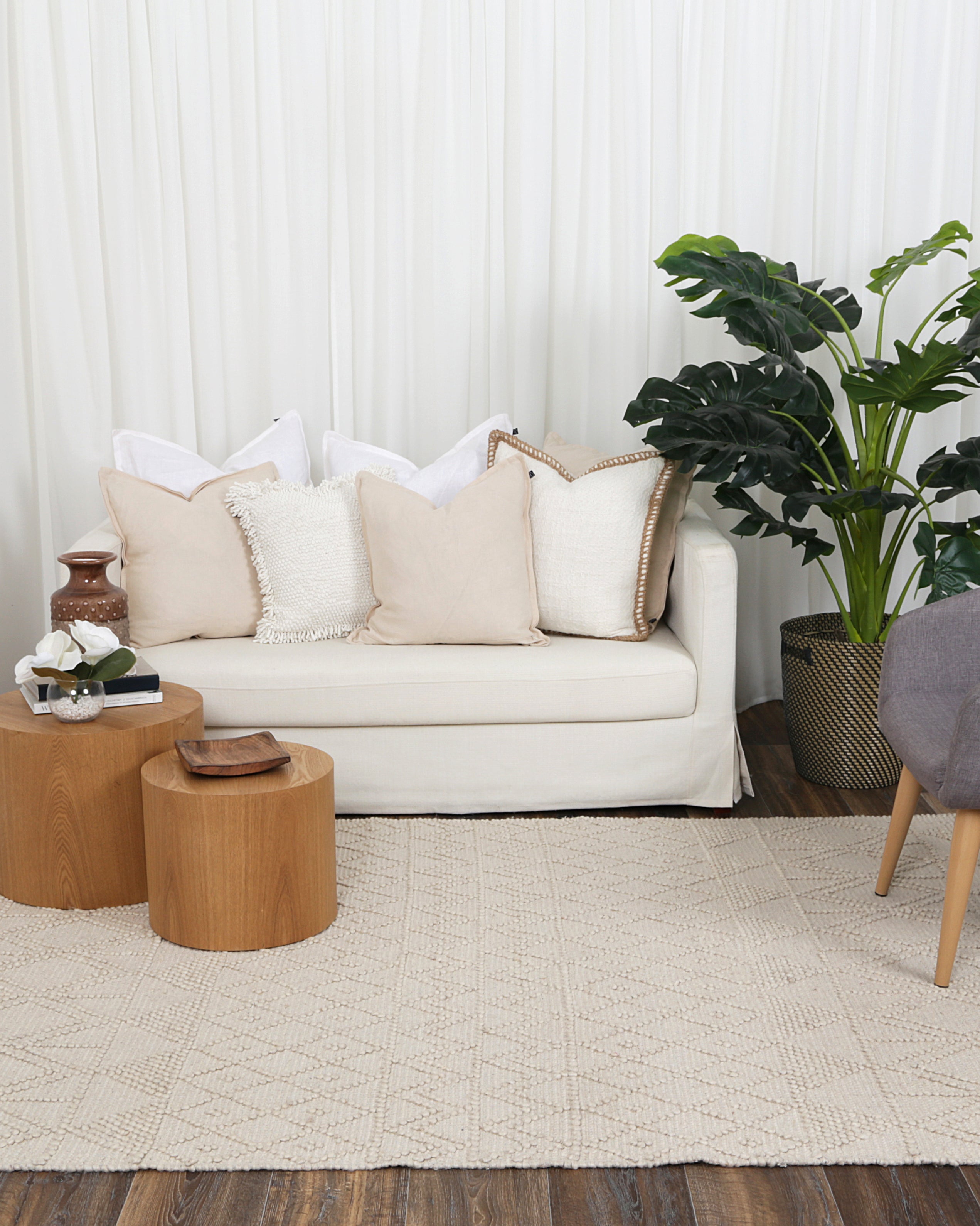 Diego Inca Beige Wool Rug - DIEG01 - Beige area rug rug from Vogue Rugs Australia