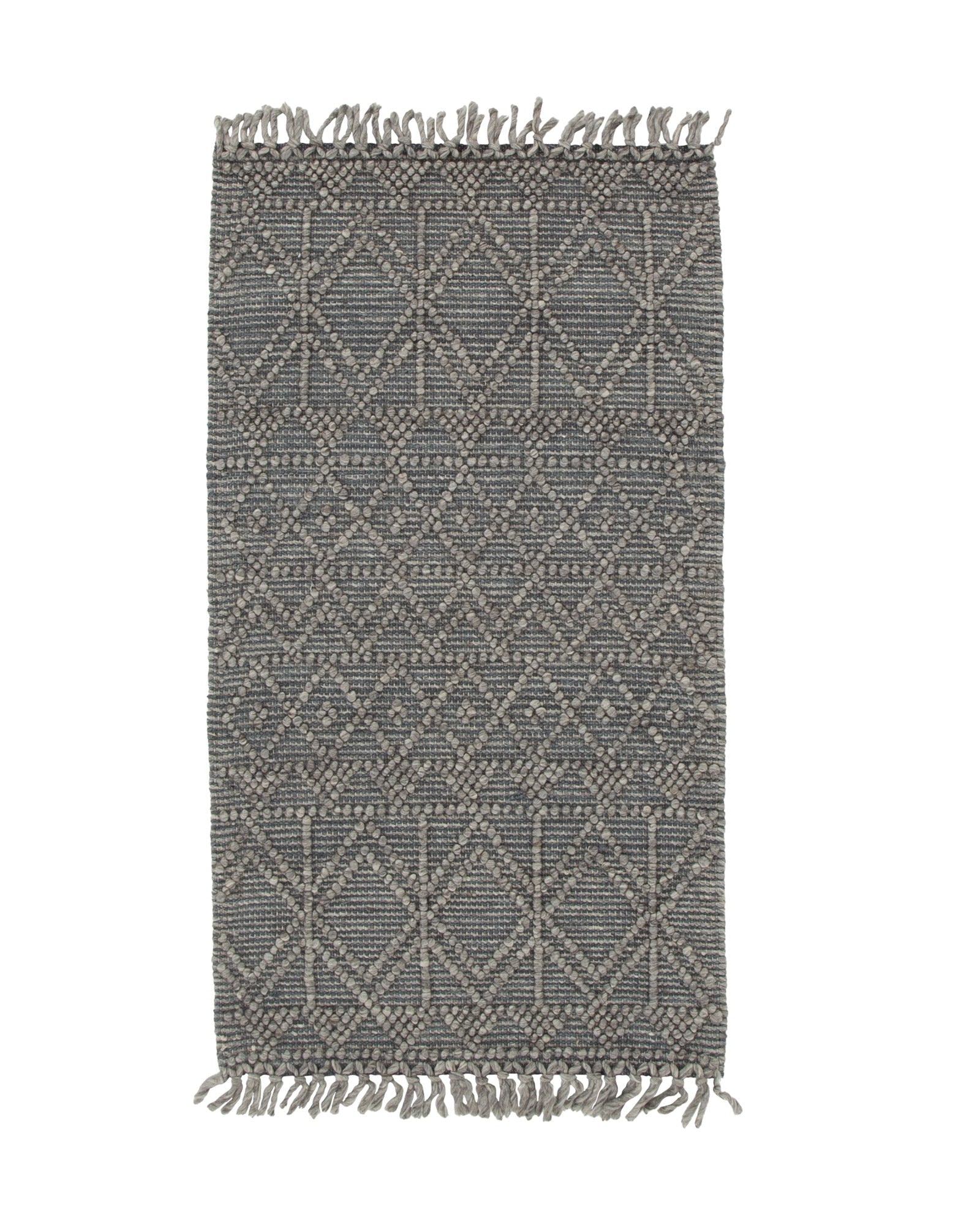 Diego Inca Grey Multi Wool Rug - DIEG01 - Grey area rug rug from Vogue Rugs Australia