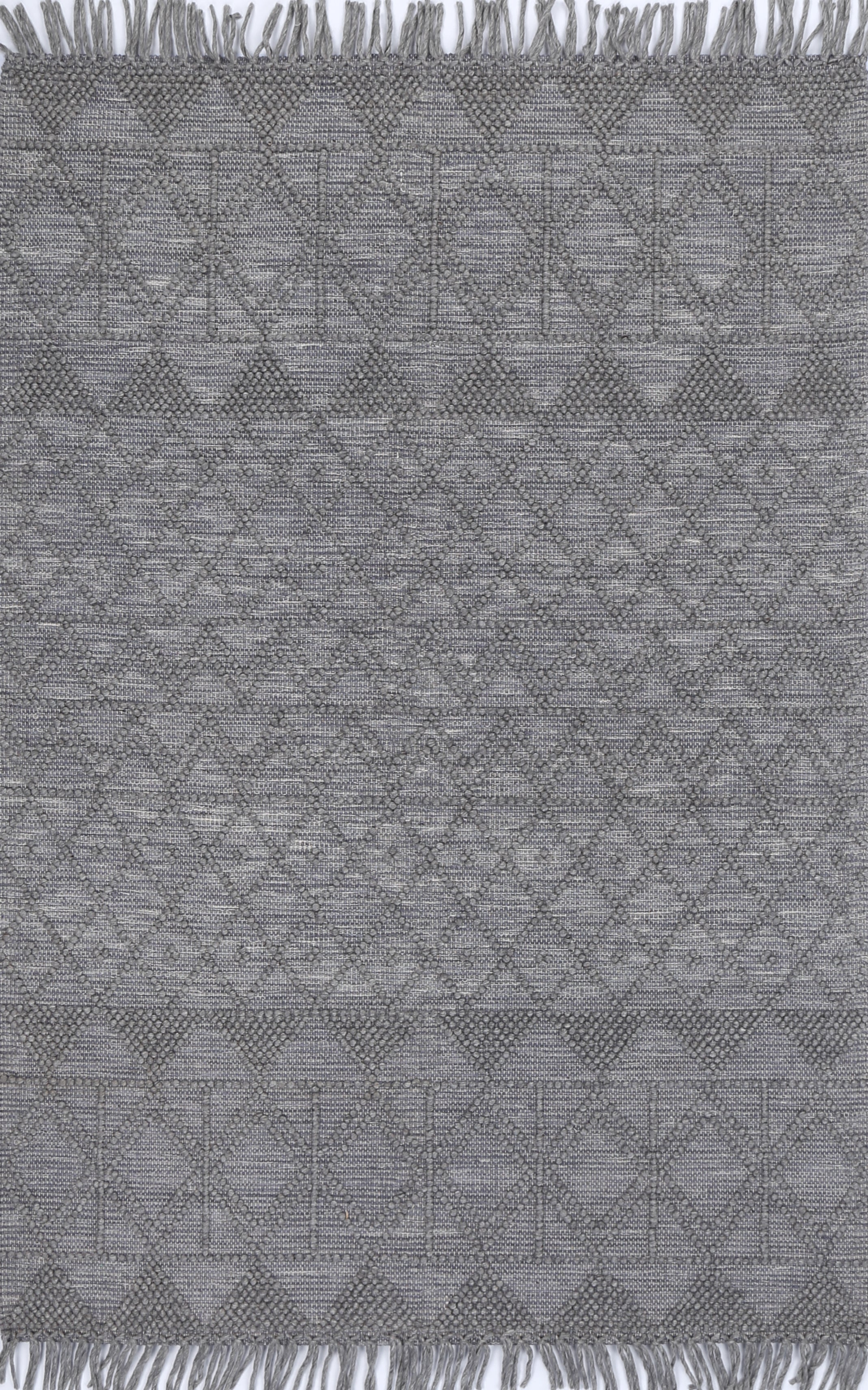 Diego Inca Grey Multi Wool Rug - DIEG01.