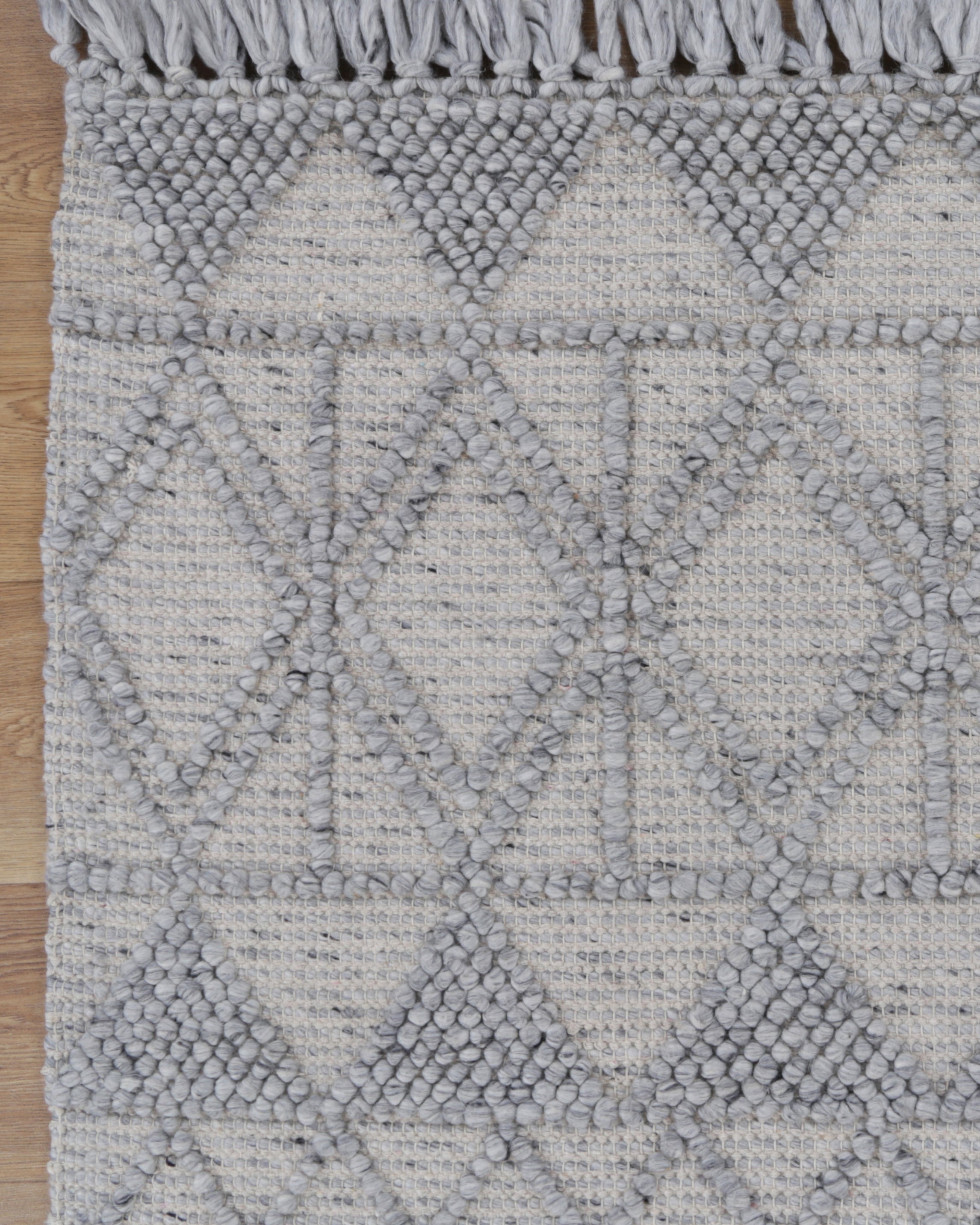 Diego Inca Grey Wool Rug - DIEG01 - Grey area rug rug from Vogue Rugs Australia