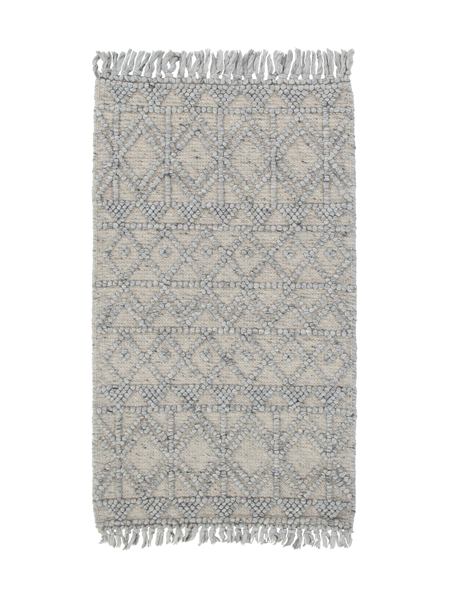 Diego Inca Grey Wool Rug - DIEG01 - Grey area rug rug from Vogue Rugs Australia