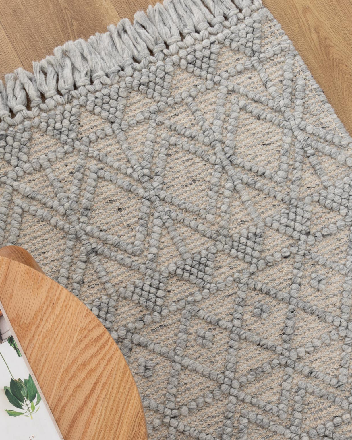 Diego Inca Grey Wool Rug - DIEG01 - Grey area rug rug from Vogue Rugs Australia