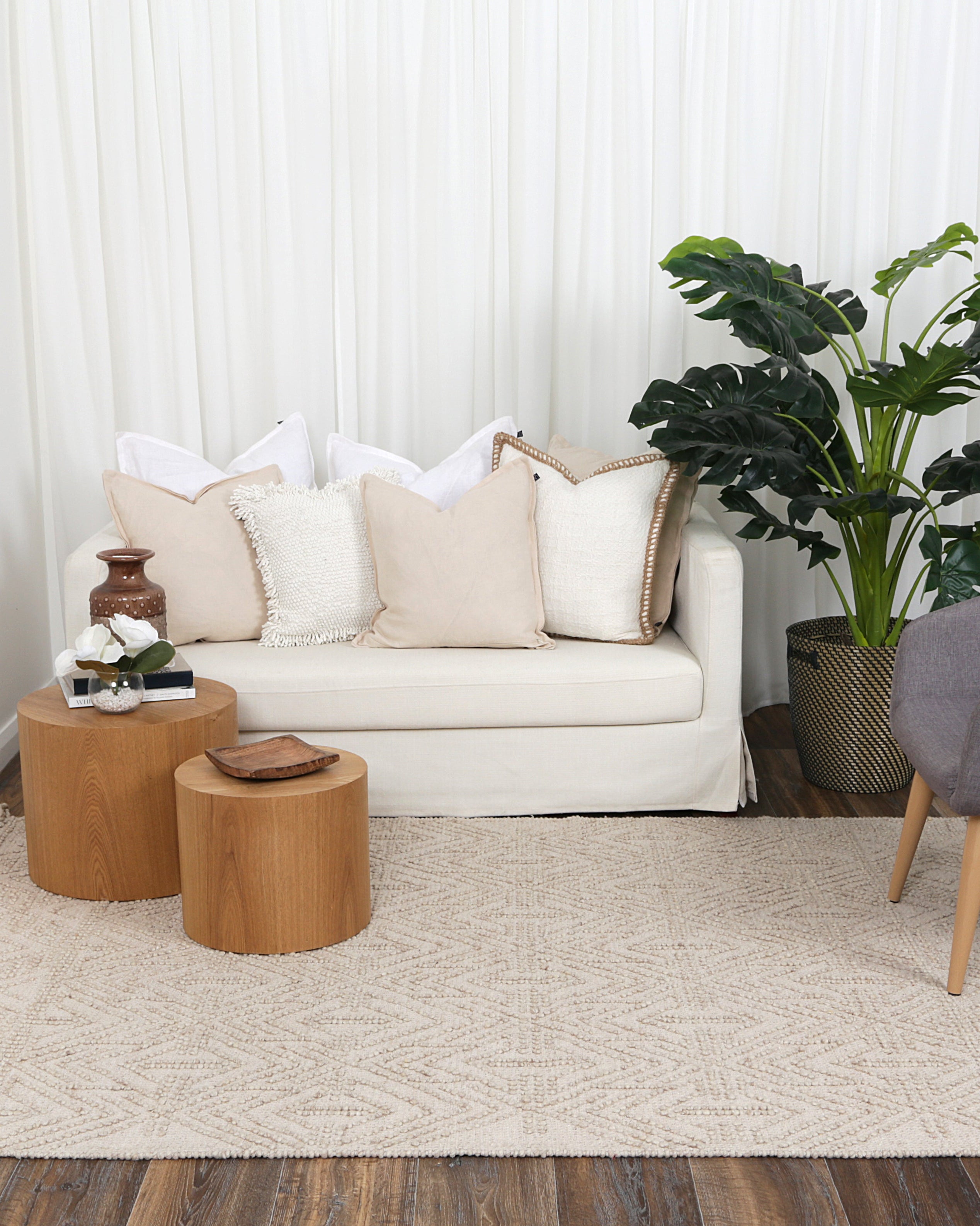 Diego Tribal Brown Wool Rug - DIEG02 - Brown tribal rug from Vogue Rugs Australia
