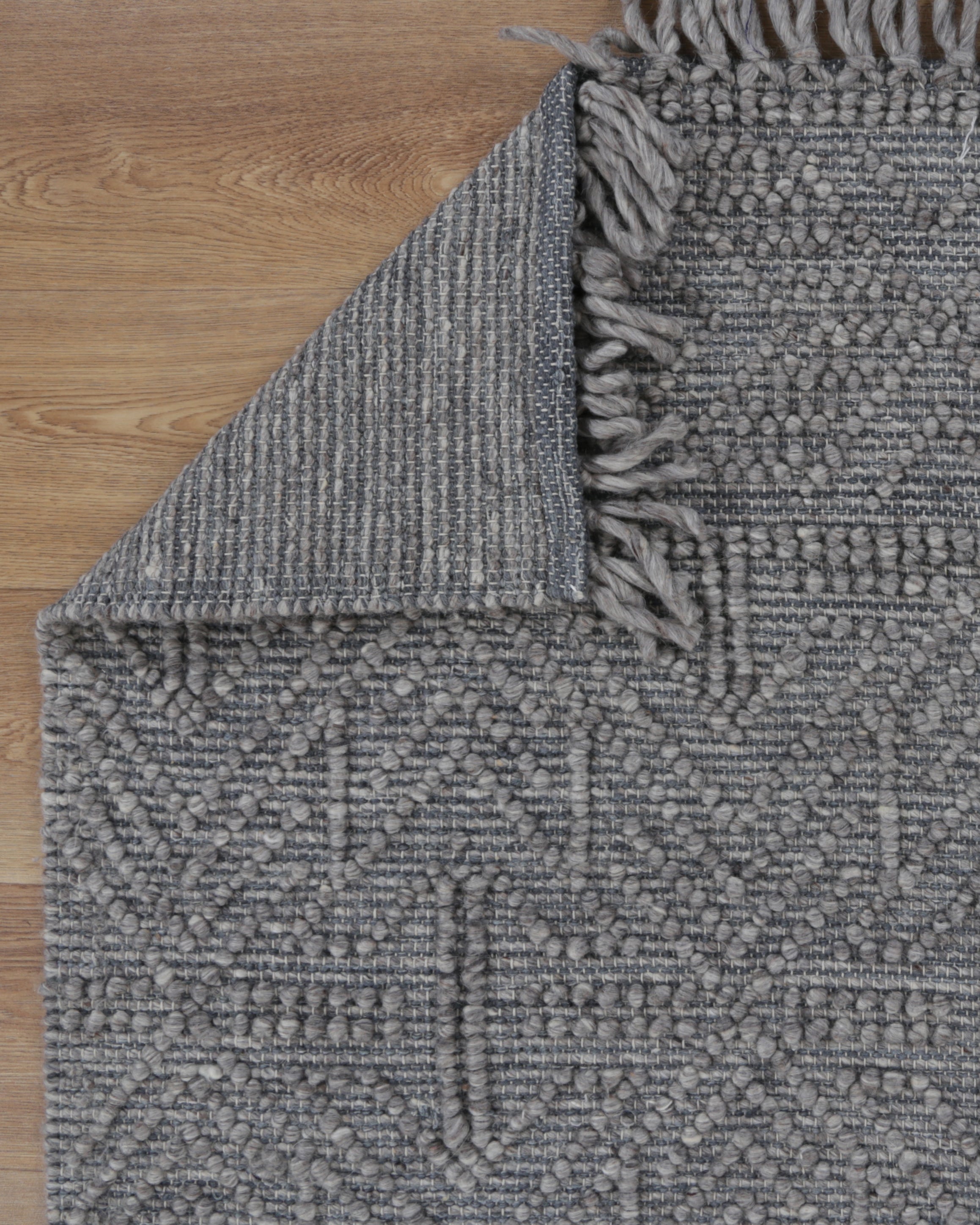 Diego Tribal Grey Multi Wool Rug - DIEG02 - Grey tribal rug from Vogue Rugs Australia