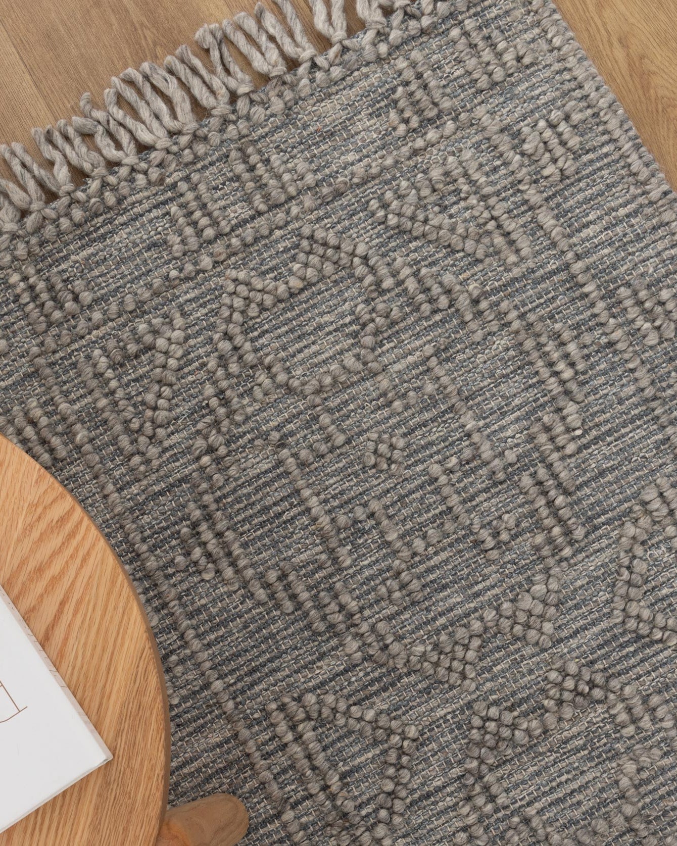 Diego Ornamental Grey Multi Wool Rug - DIEG03 - Grey area rug rug from Vogue Rugs Australia