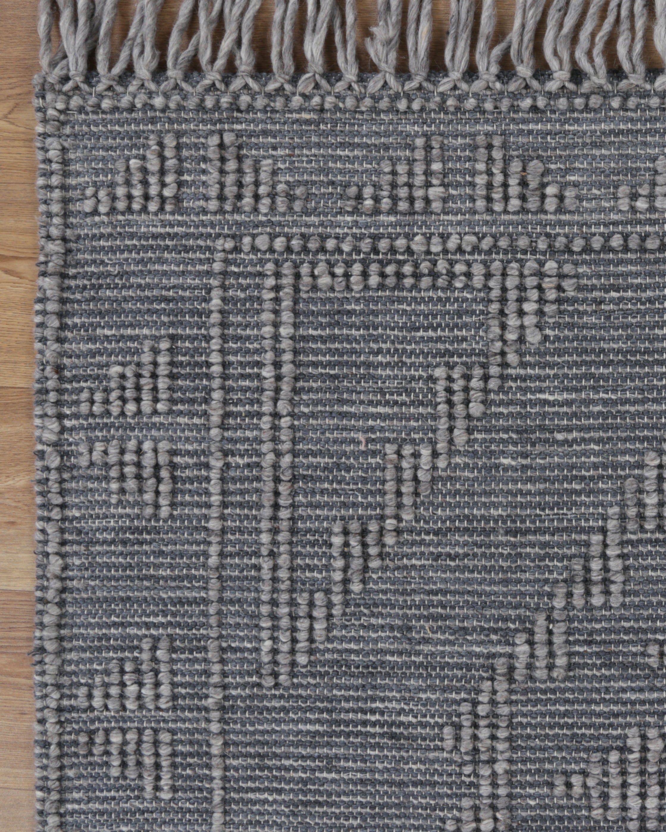 Diego Ornamental Grey Multi Wool Rug - DIEG03 - Grey area rug rug from Vogue Rugs Australia