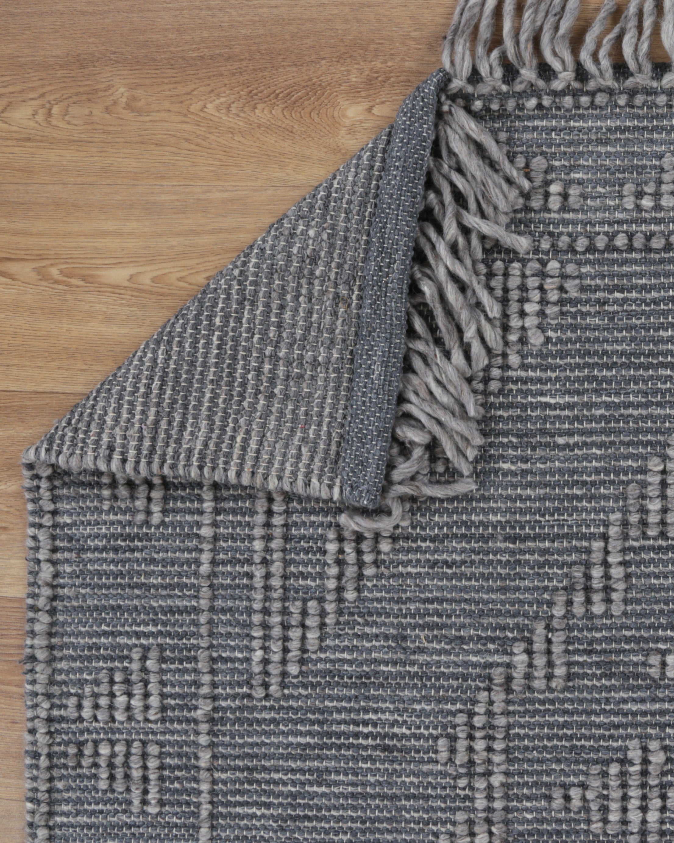 Diego Ornamental Grey Multi Wool Rug - DIEG03 - Grey area rug rug from Vogue Rugs Australia