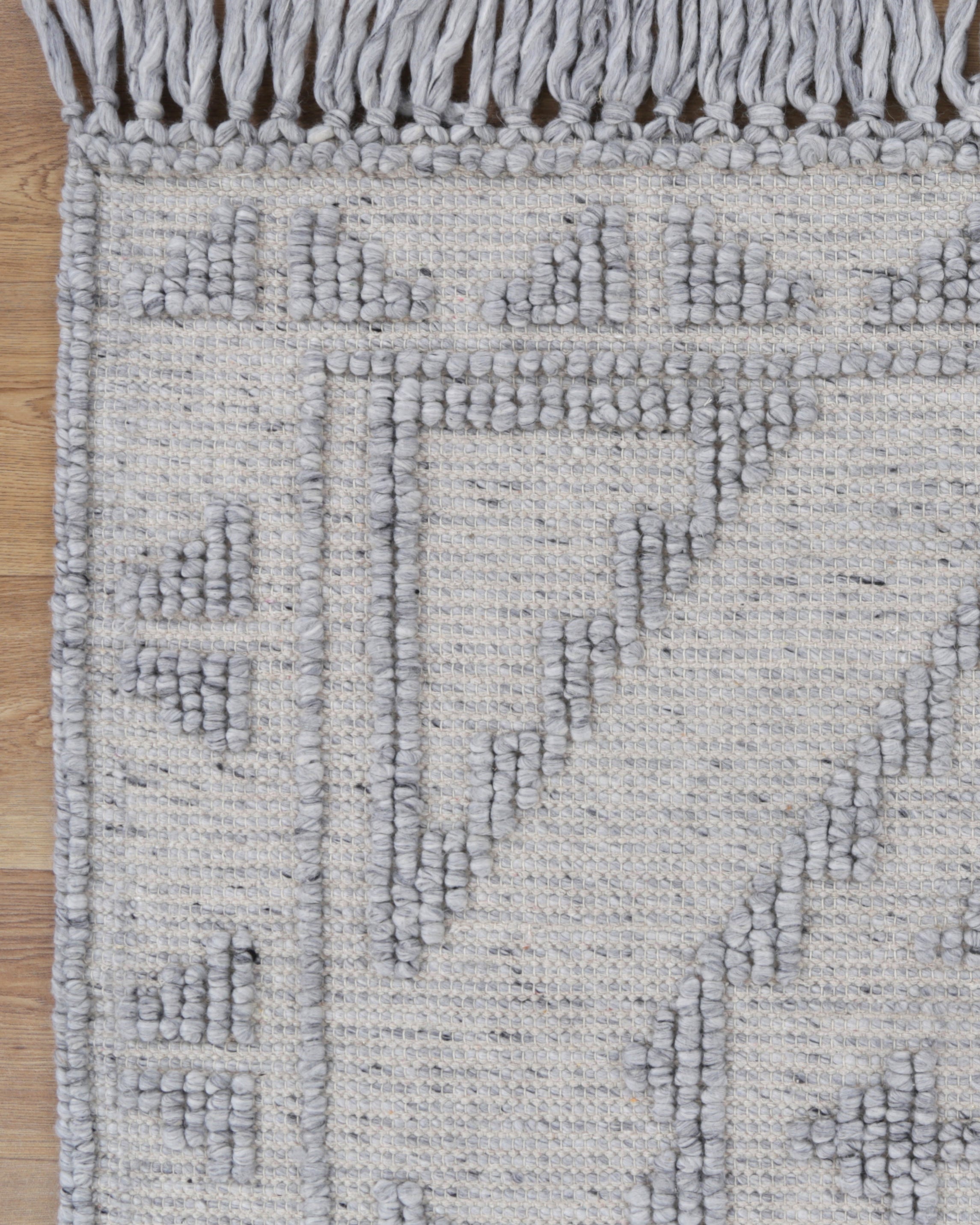Diego Ornamental Grey Wool Rug - DIEG03 - Grey area rug rug from Vogue Rugs Australia