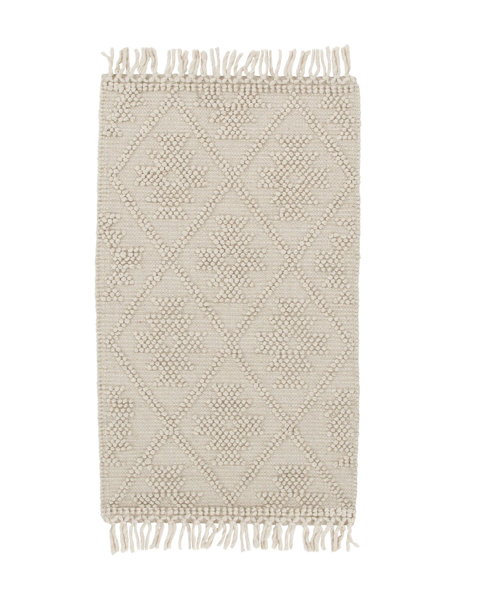Diego Geometric Beige Wool Rug - DIEG04 - Beige area rug rug from Vogue Rugs Australia