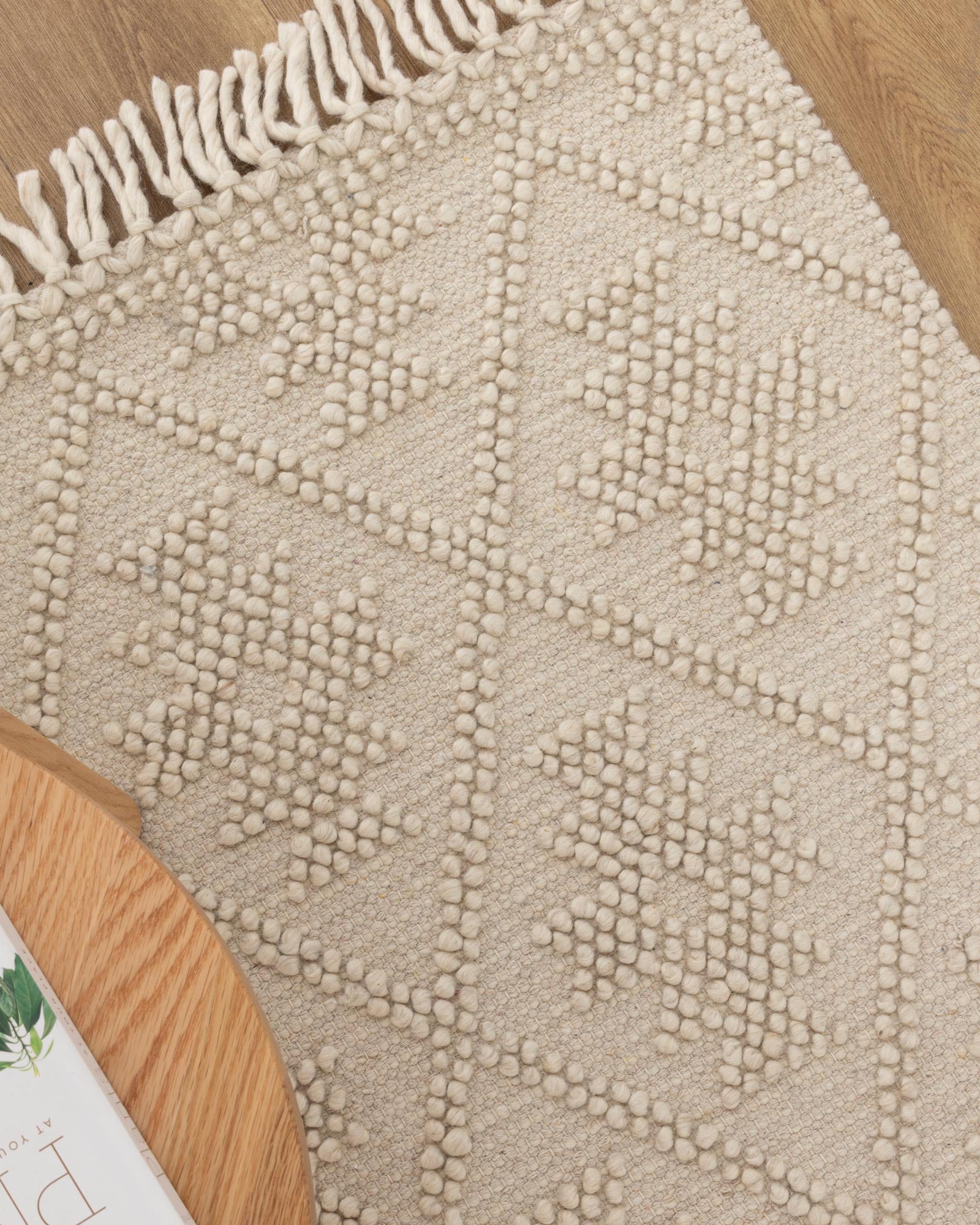 Diego Geometric Beige Wool Rug - DIEG04 - Beige area rug rug from Vogue Rugs Australia